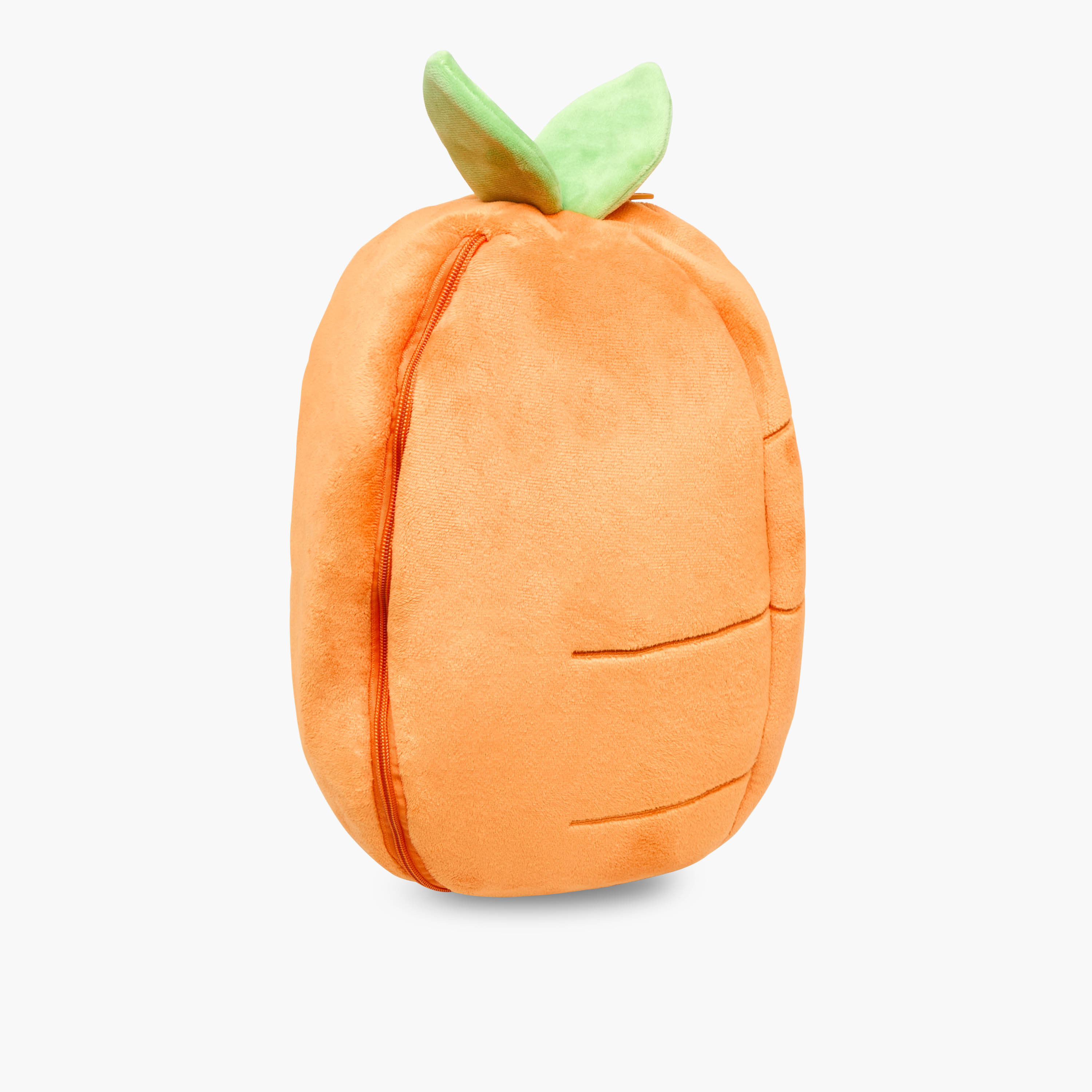 Carrot Plush Cushion - 25x21 cms-household-cushionsandthrows-filledcushions-decorativecushions-image-2
