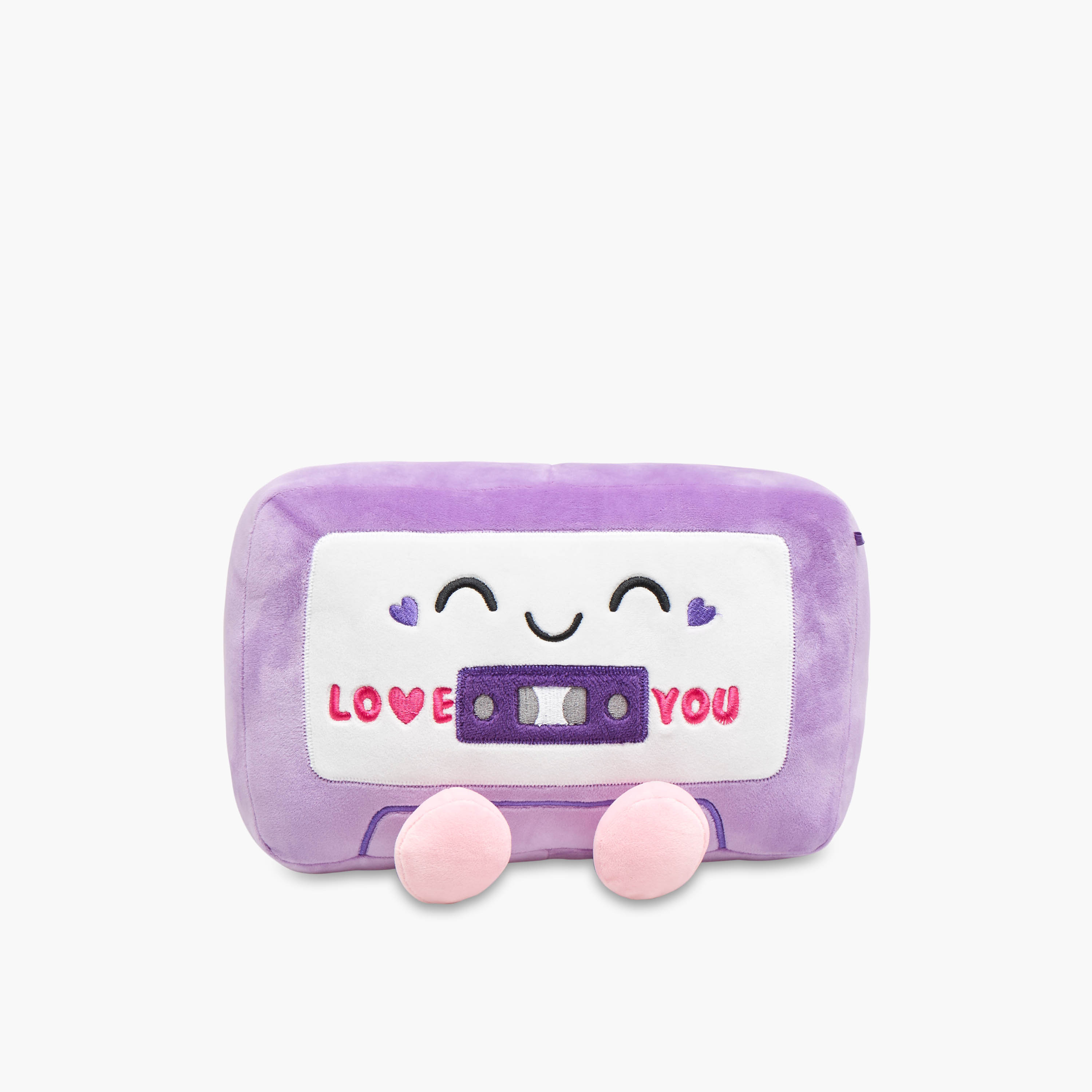 Cassette Plush Cushion - 35x20 cms-household-cushionsandthrows-filledcushions-decorativecushions-image-1