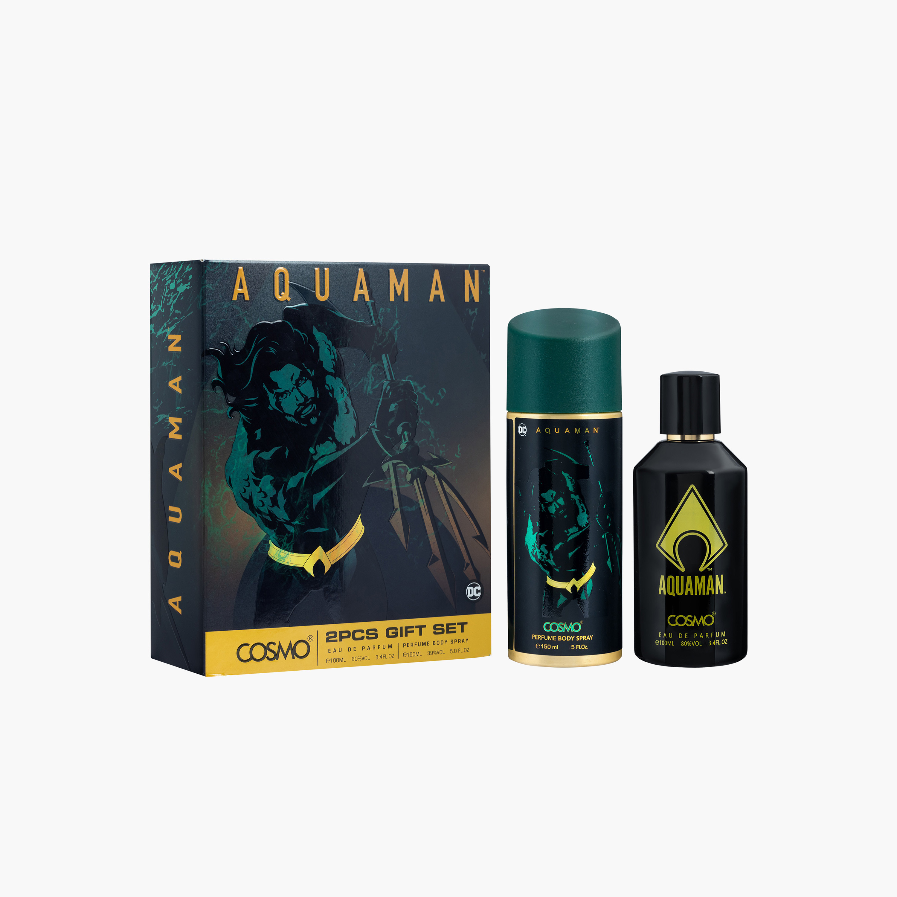 Aquaman Cosmo Eau de Parfum and Perfume Body Spray Gift Set-baby-bathandcare-hairbodyskincare-image-1