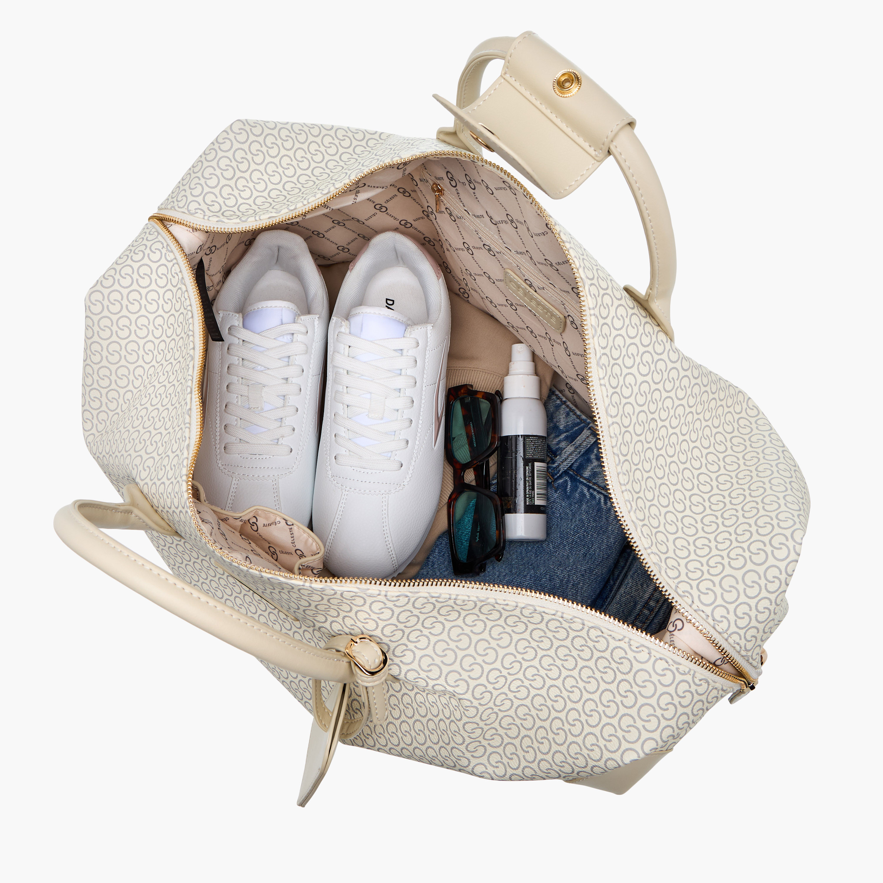 Celeste Printed Duffle Bag with Double Handle-travel-luggagesandbags-dufflebags-image-7