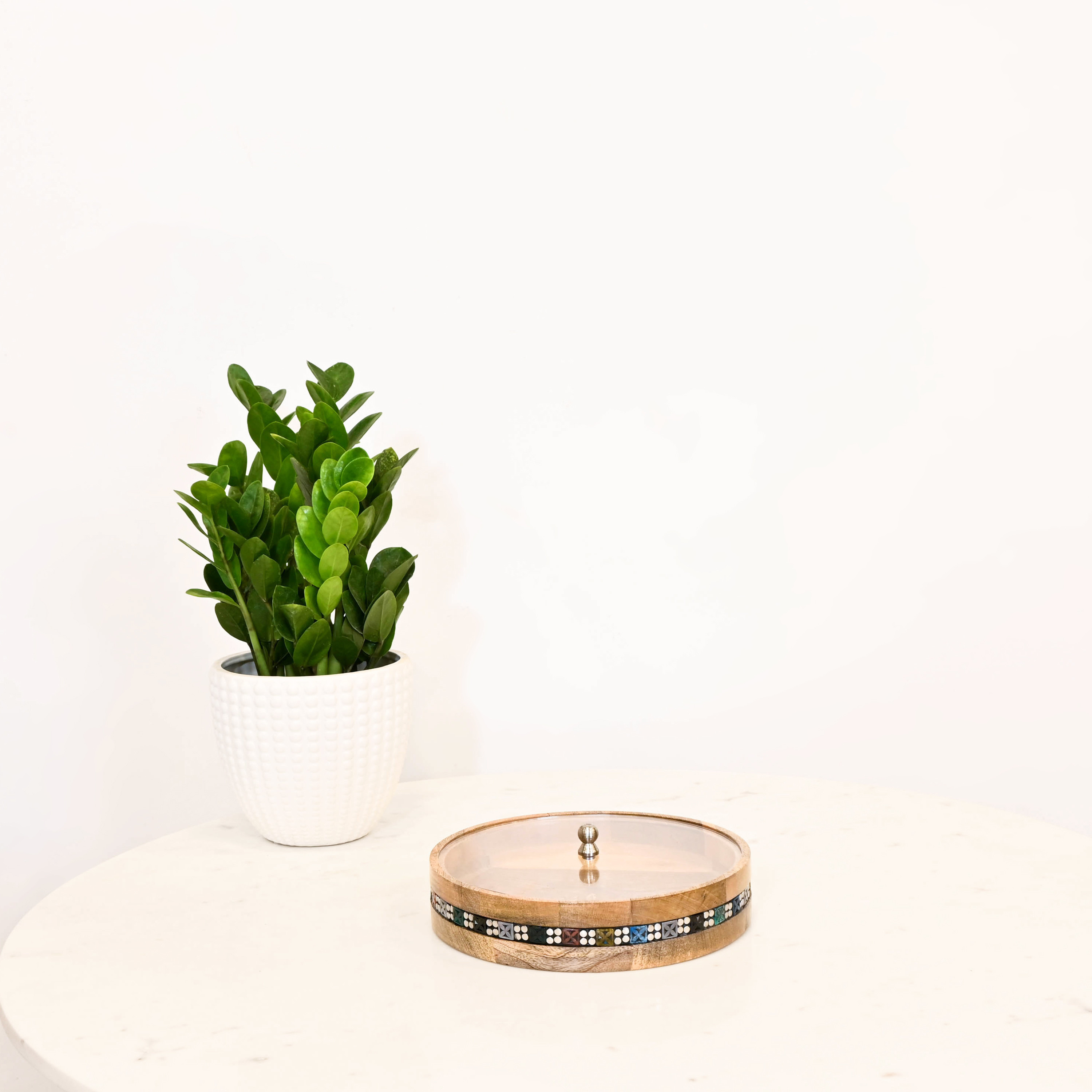 Crafted by Lifestyle Embellished Wooden Decorative Box with Lid-household-decor-boxesandtrays-image-1