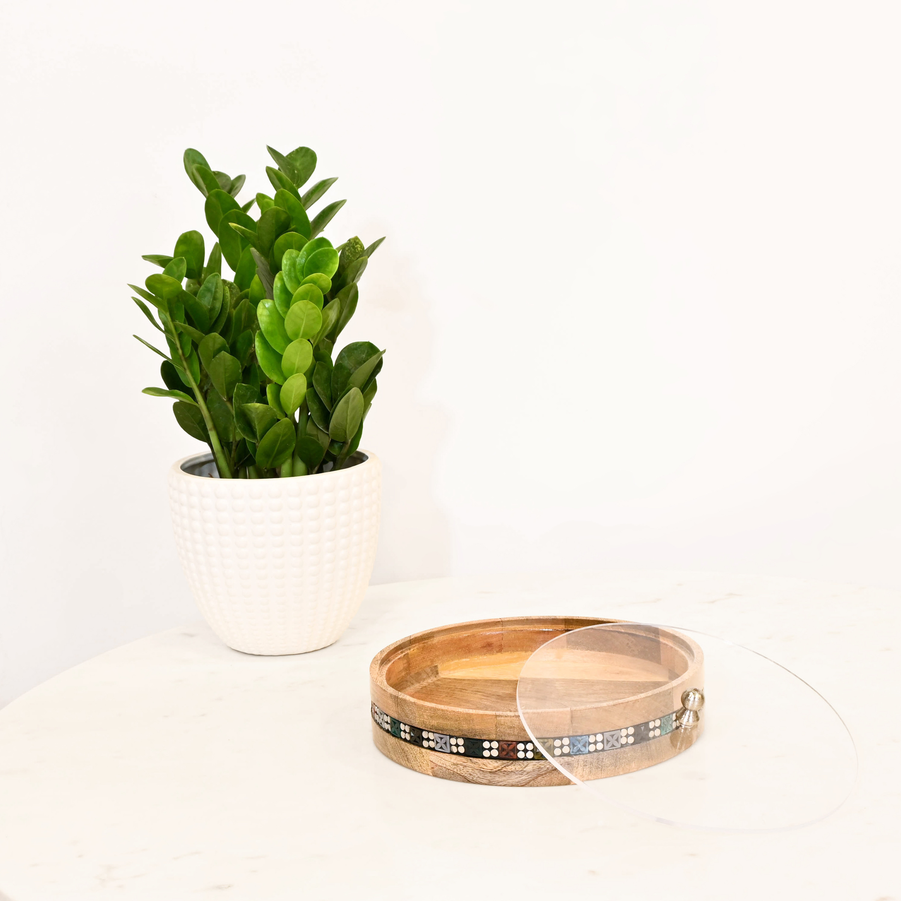 صندوق خشب مزيّن بغطاء من لايف ستايل-household-decor-boxesandtrays-image-2