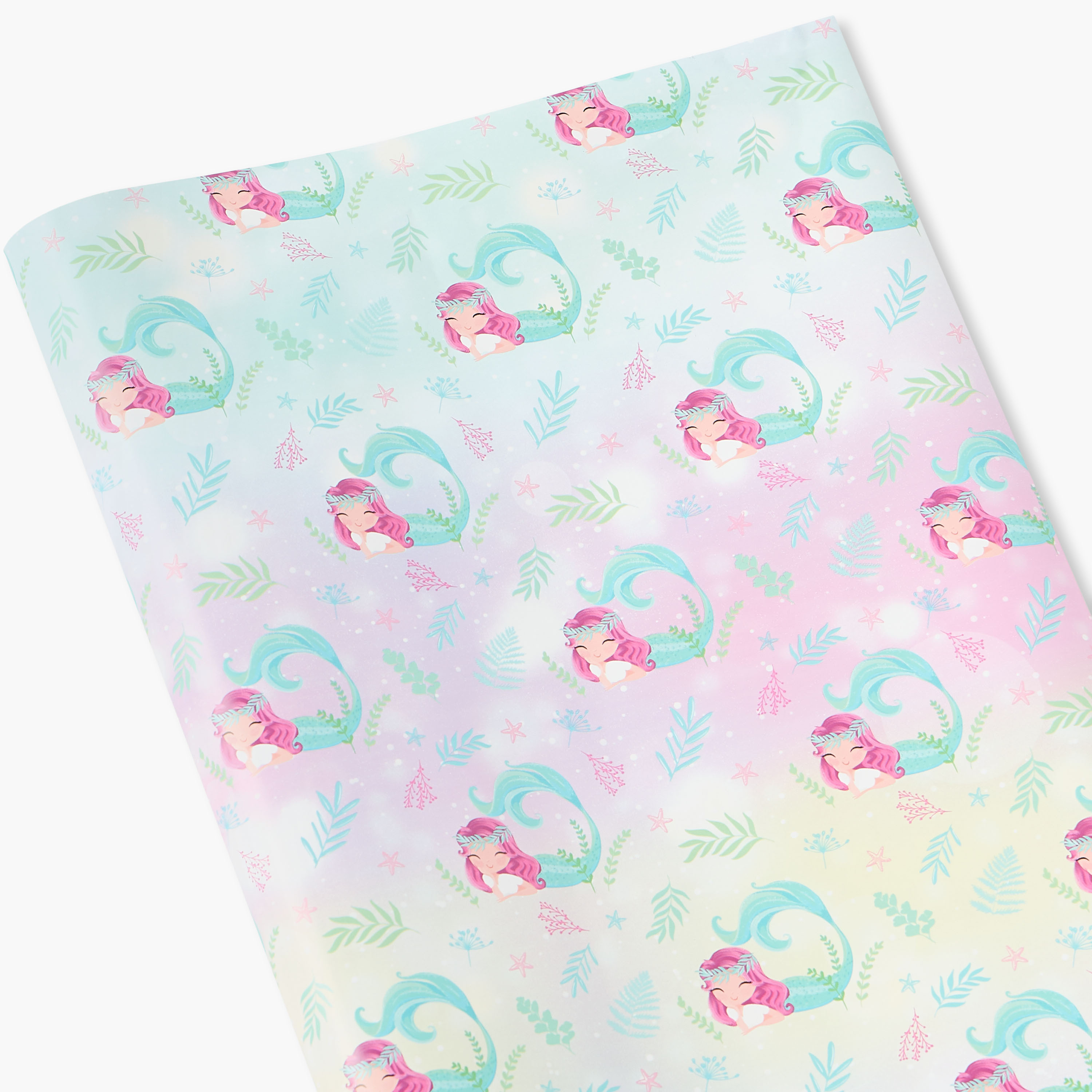 GLOO Mermaid Print Paper Gift Wrap - 70x300 cms-household-decor-decorativeobjectsandsculptures-image-3