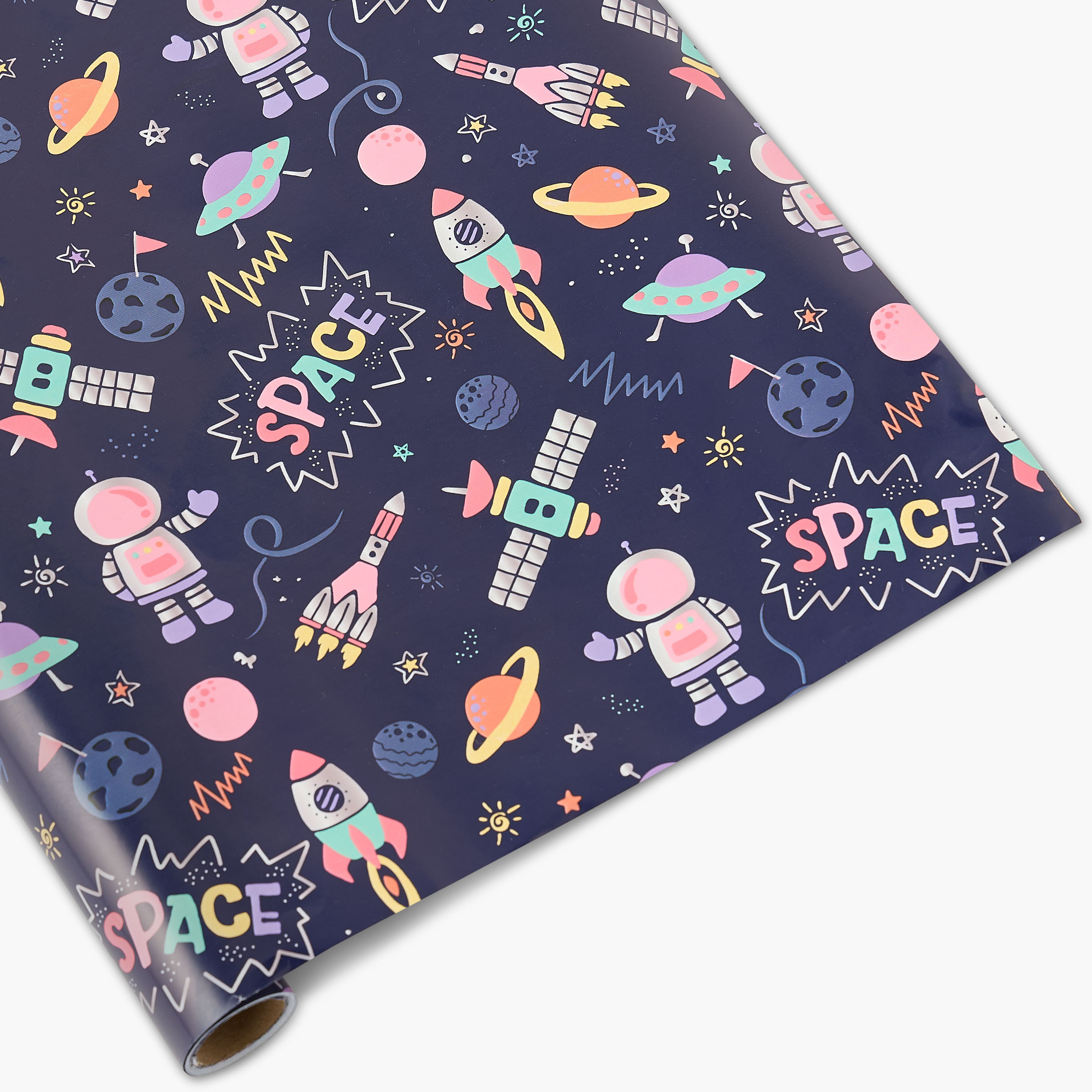 GLOO Space Print Paper Gift Wrap - 70x300 cms-household-decor-decorativeobjectsandsculptures-image-3