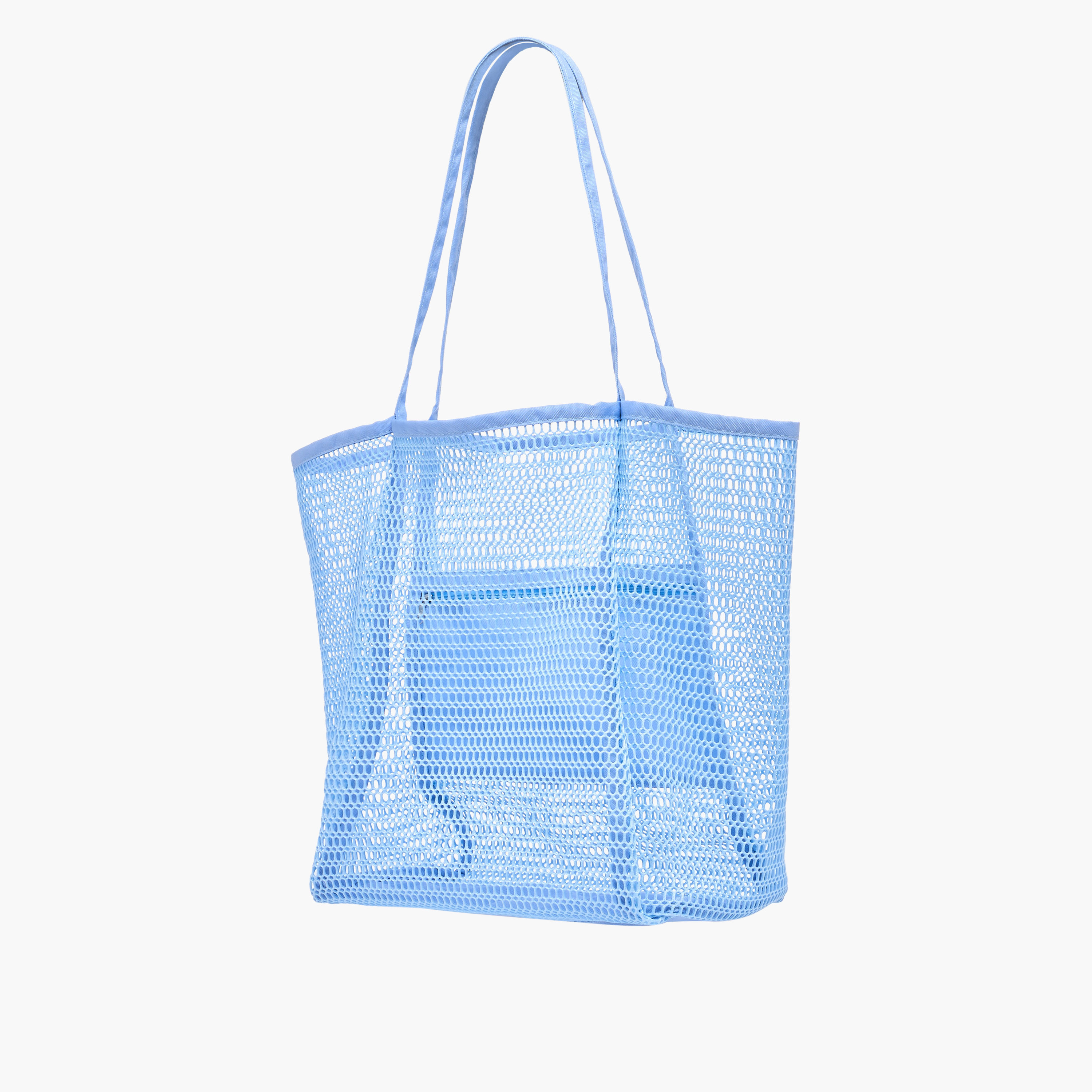 Mesh Tote Bag with Inner Pocket and Double Handle-women-bagsandwallets-handbags-image-2