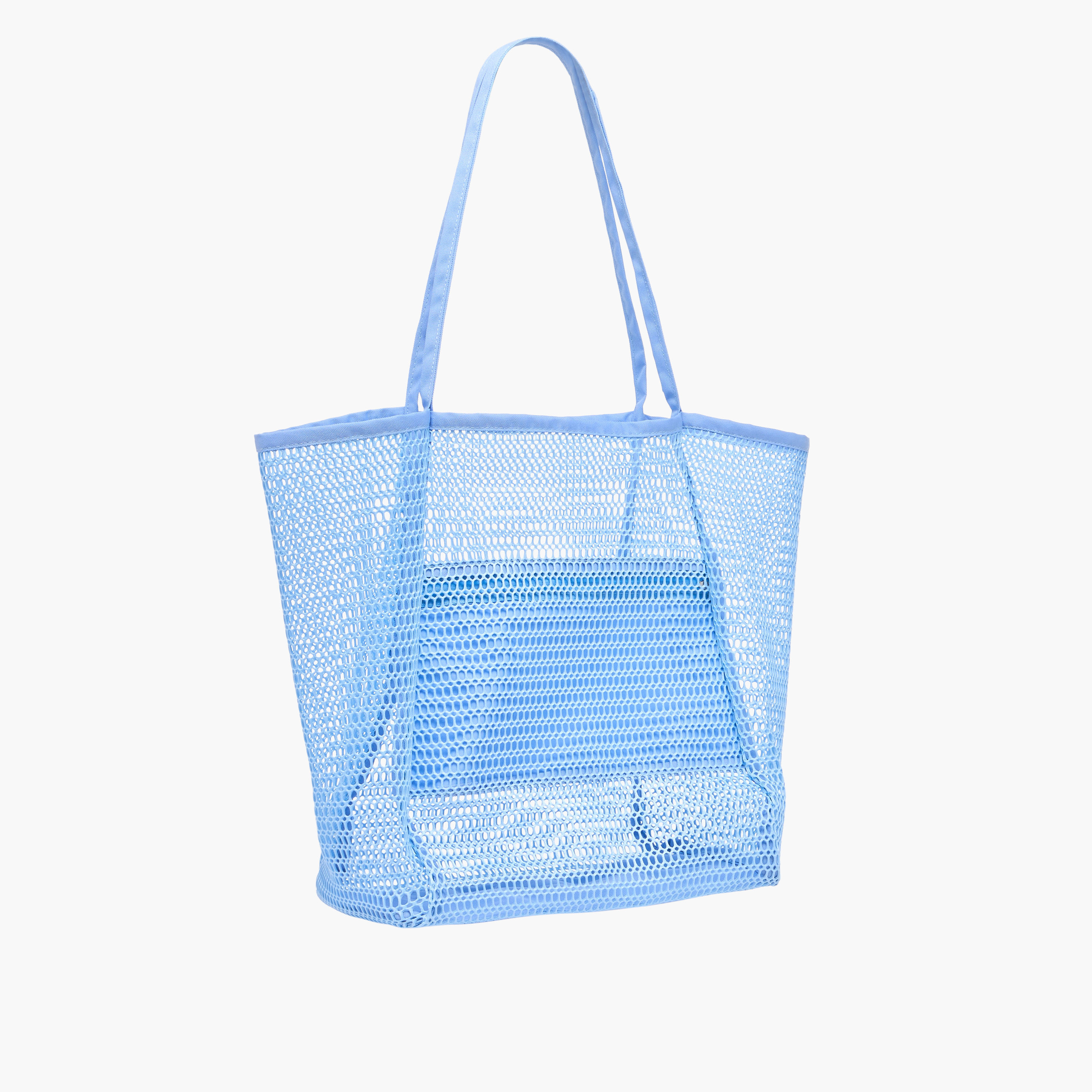 Mesh Tote Bag with Inner Pocket and Double Handle-women-bagsandwallets-handbags-image-3