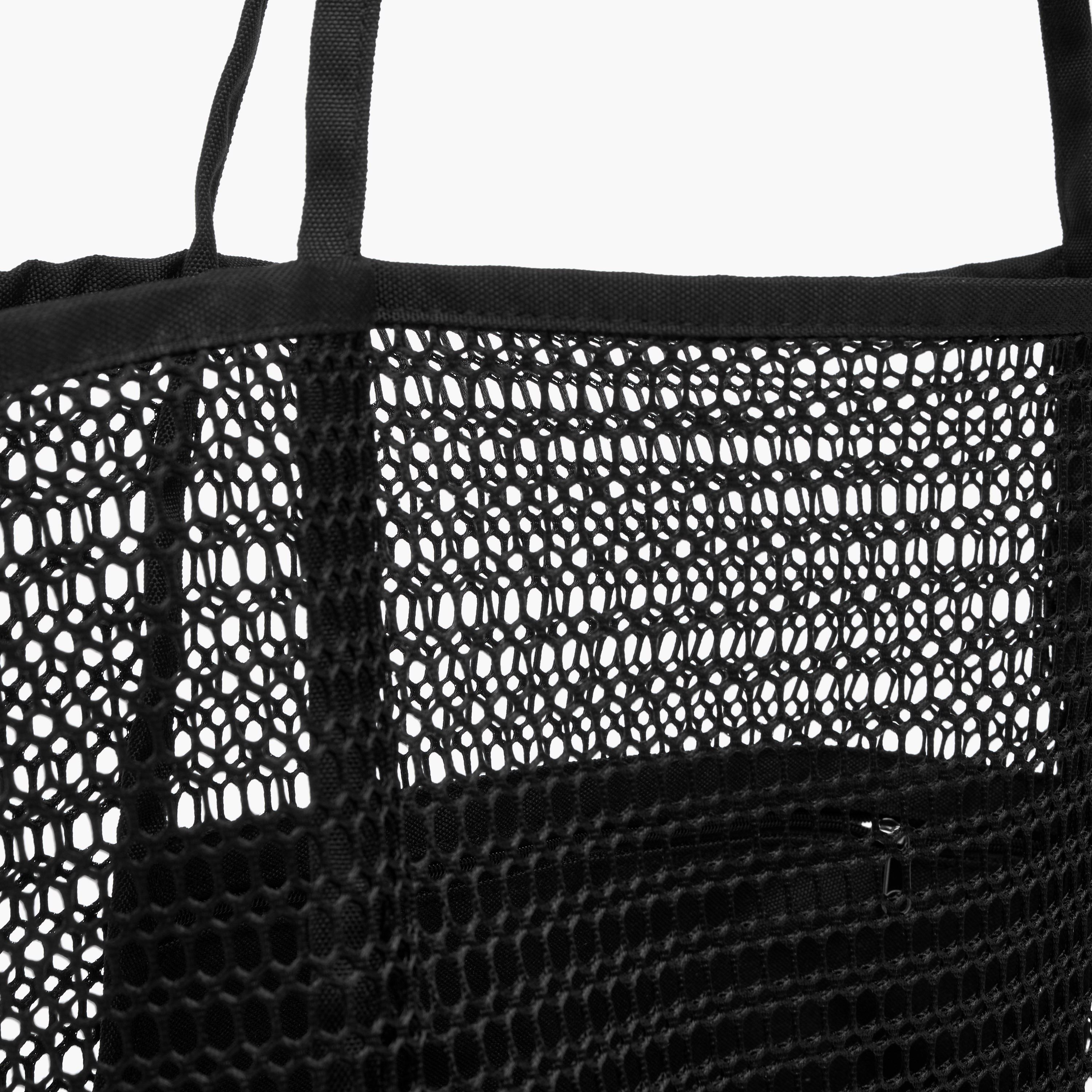 Mesh Tote Bag with Inner Pocket and Double Handle-women-bagsandwallets-handbags-image-4