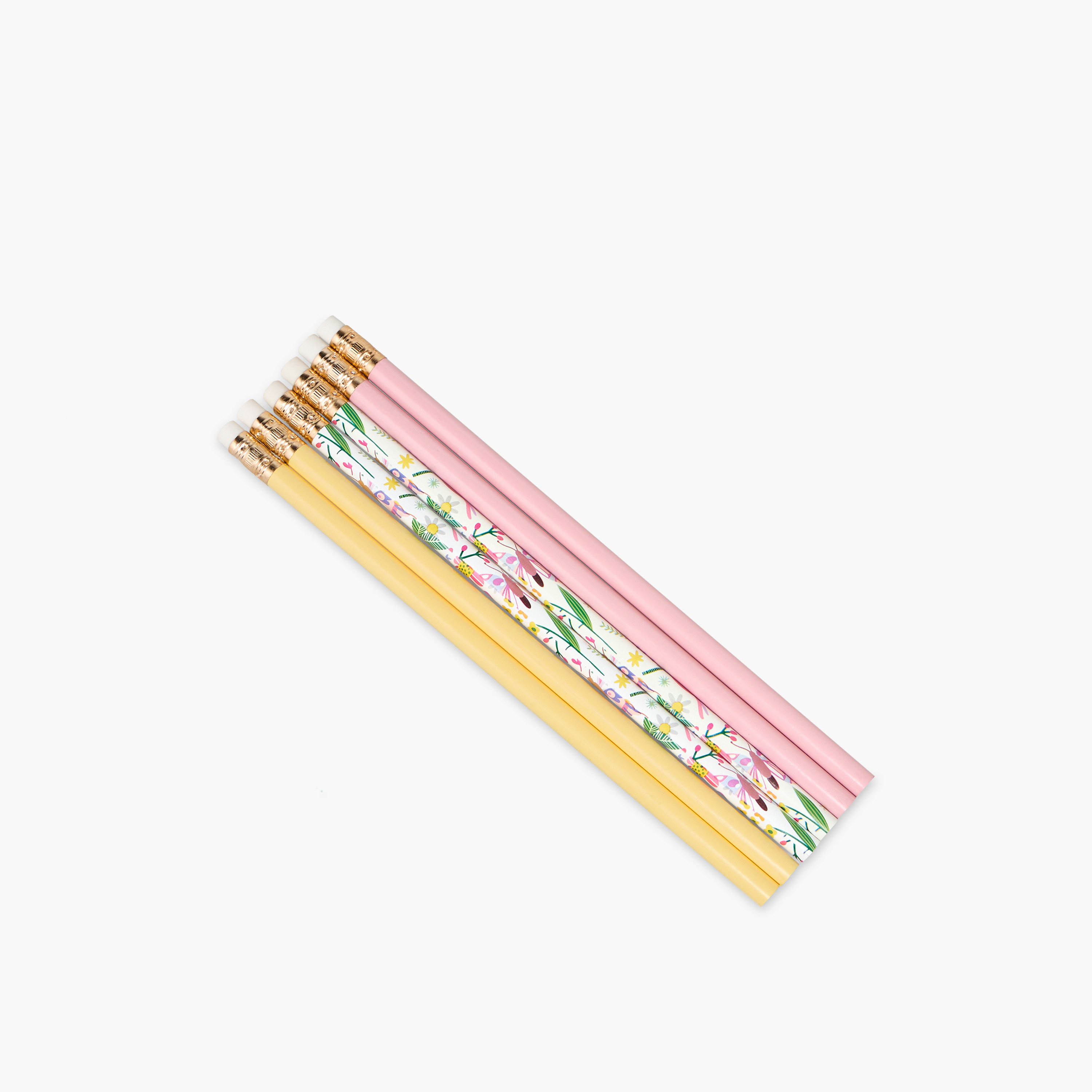 Wooden Pencil with Eraser - Set of 6-school-stationery-pensandpencils-image-2