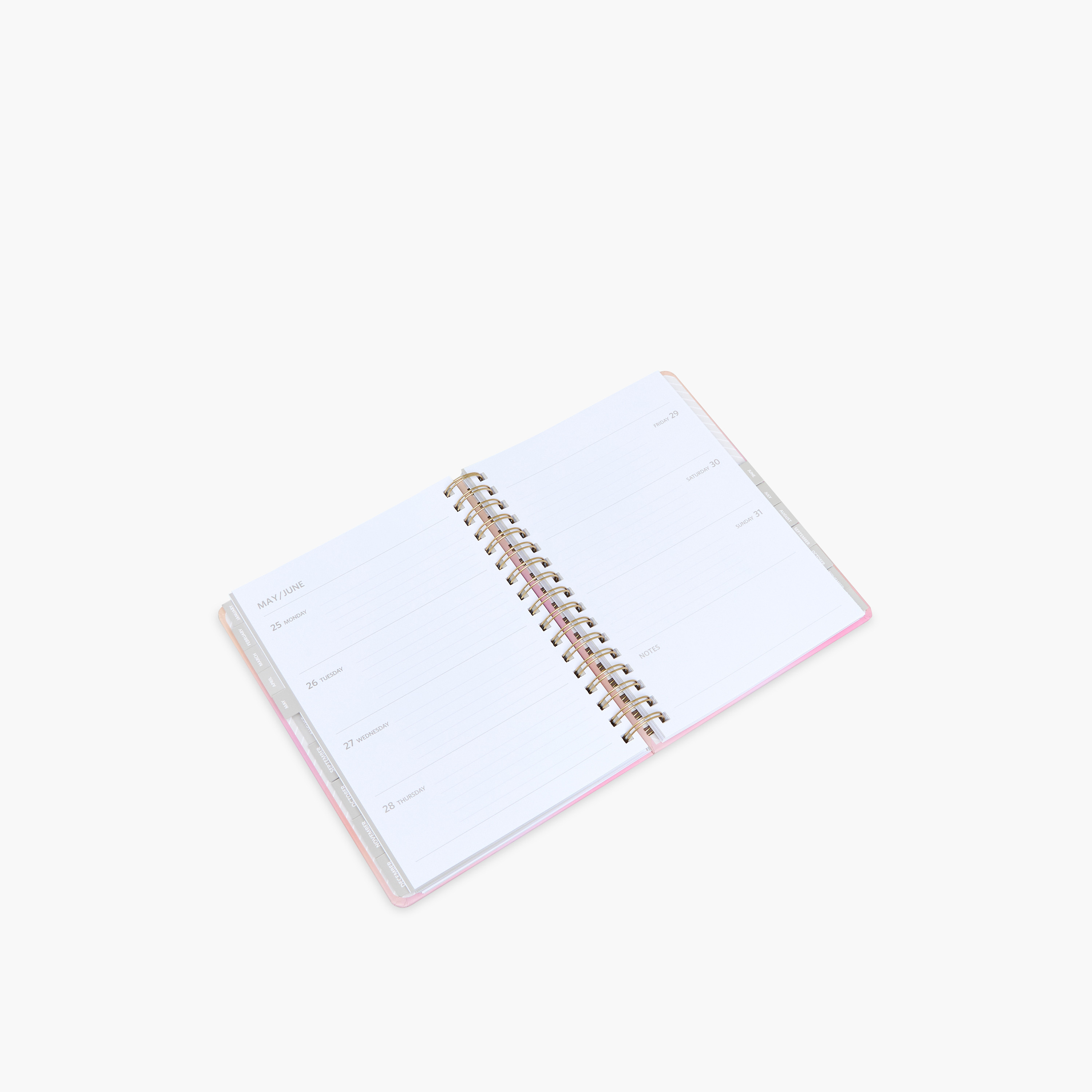 Gradient Print 18-month Spiral Planner-school-stationery-notebooks-image-4