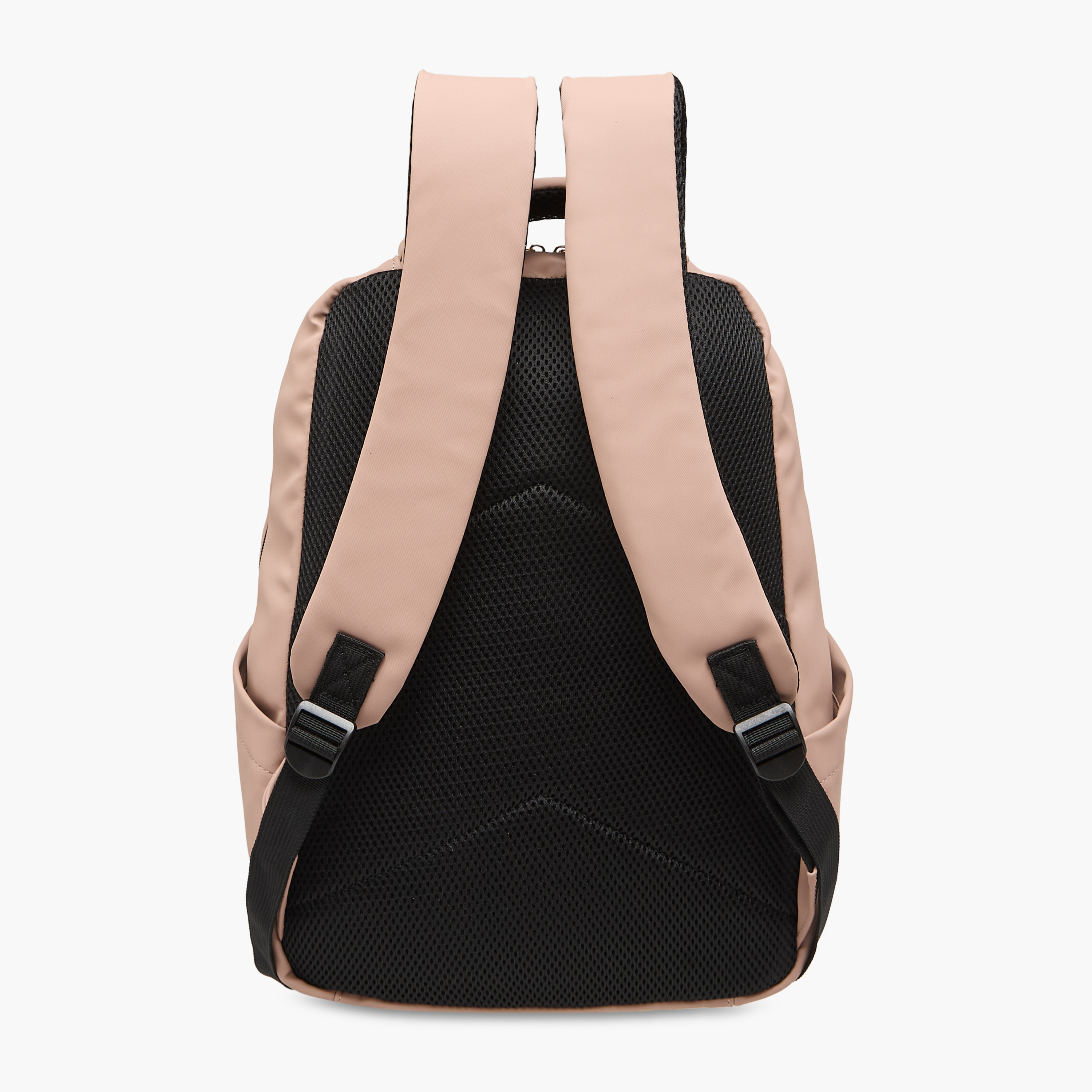 شنطة ظهر سادة بحمالات كتف قابلة للتعديل وسحاب إغلاق من ميستوتس - 28×41×21 سم-women-bagsandwallets-backpacks-image-4