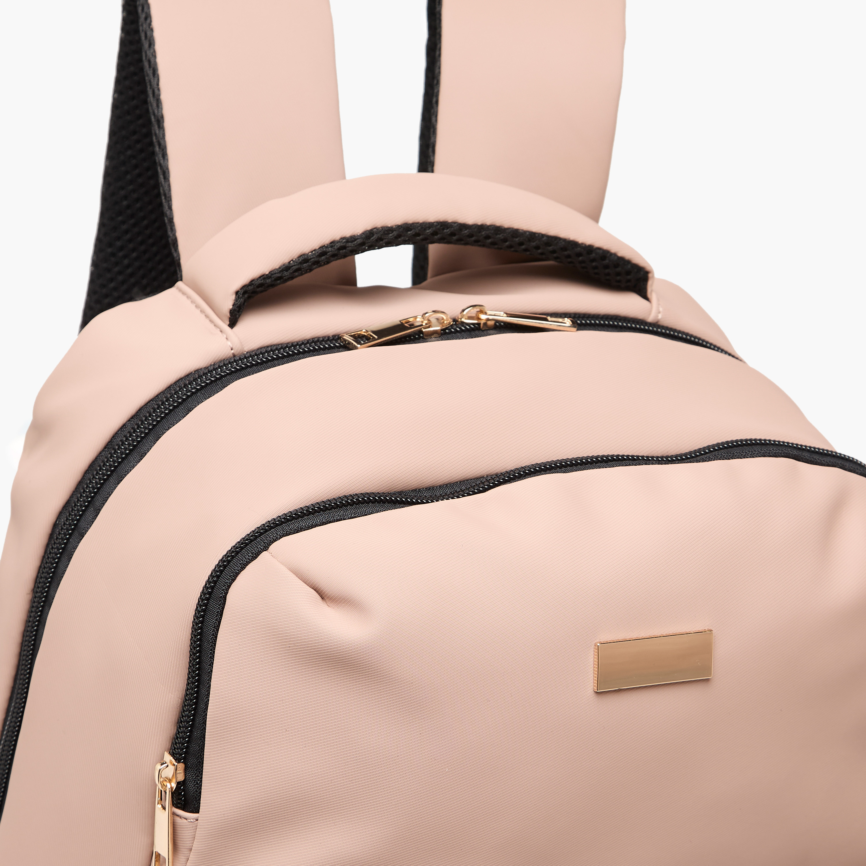 شنطة ظهر سادة بحمالات كتف قابلة للتعديل وسحاب إغلاق من ميستوتس - 28×41×21 سم-women-bagsandwallets-backpacks-image-6