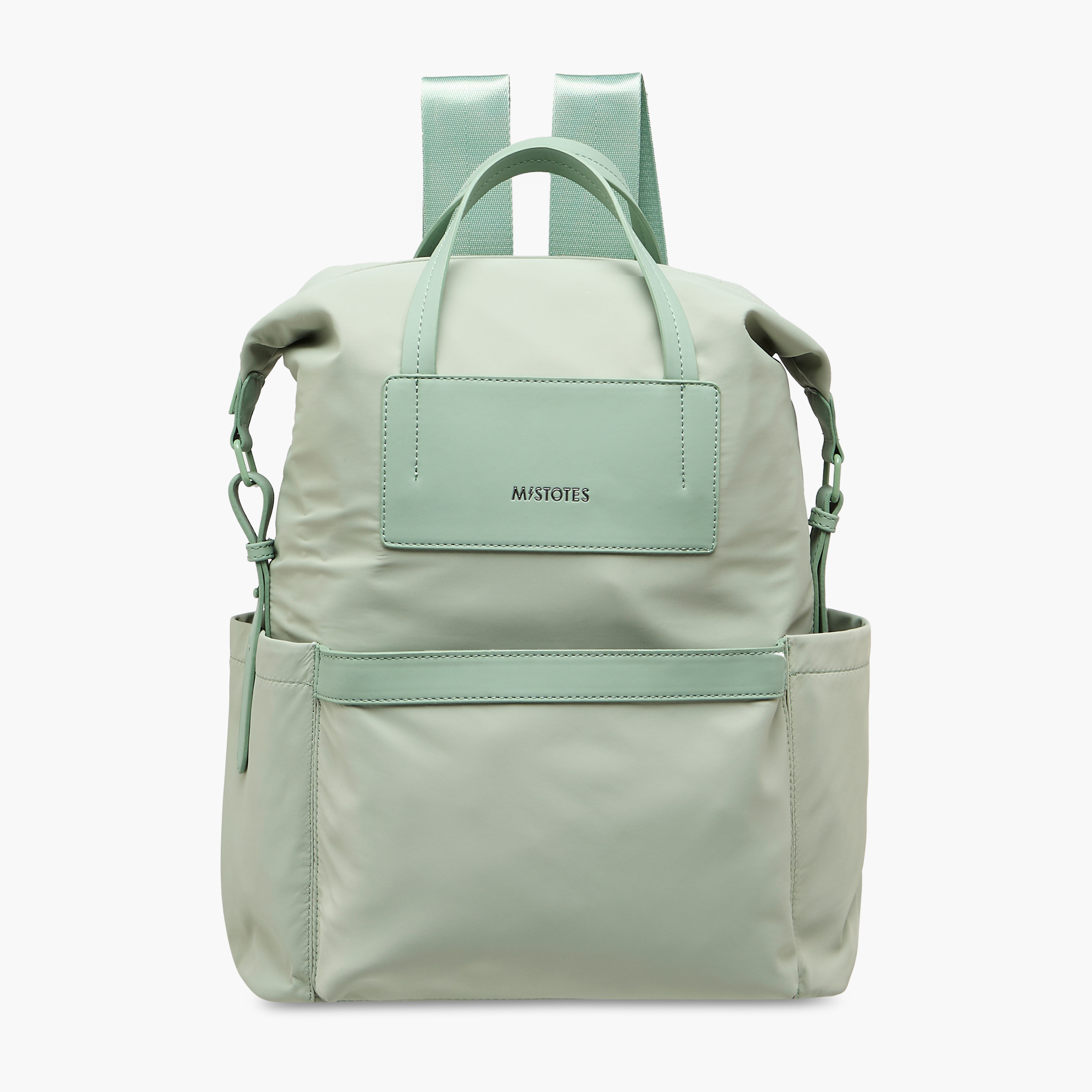 شنطة ترولي سادة مع مقبض قابل للسحب وسحّاب إغلاق من ريبوك - 38x32x14 سم-women-bagsandwallets-backpacks-image-1