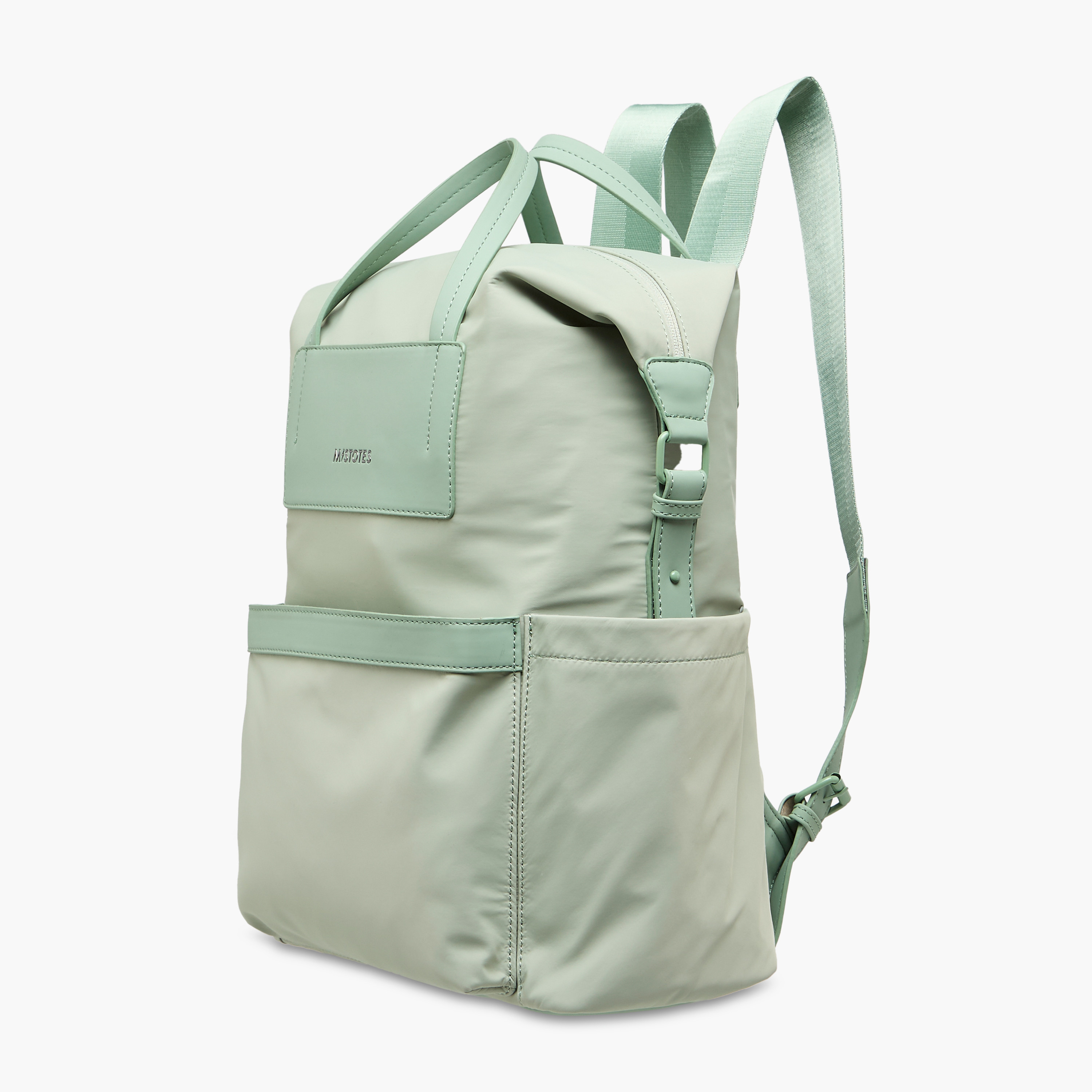 شنطة ترولي سادة مع مقبض قابل للسحب وسحّاب إغلاق من ريبوك - 38x32x14 سم-women-bagsandwallets-backpacks-image-3
