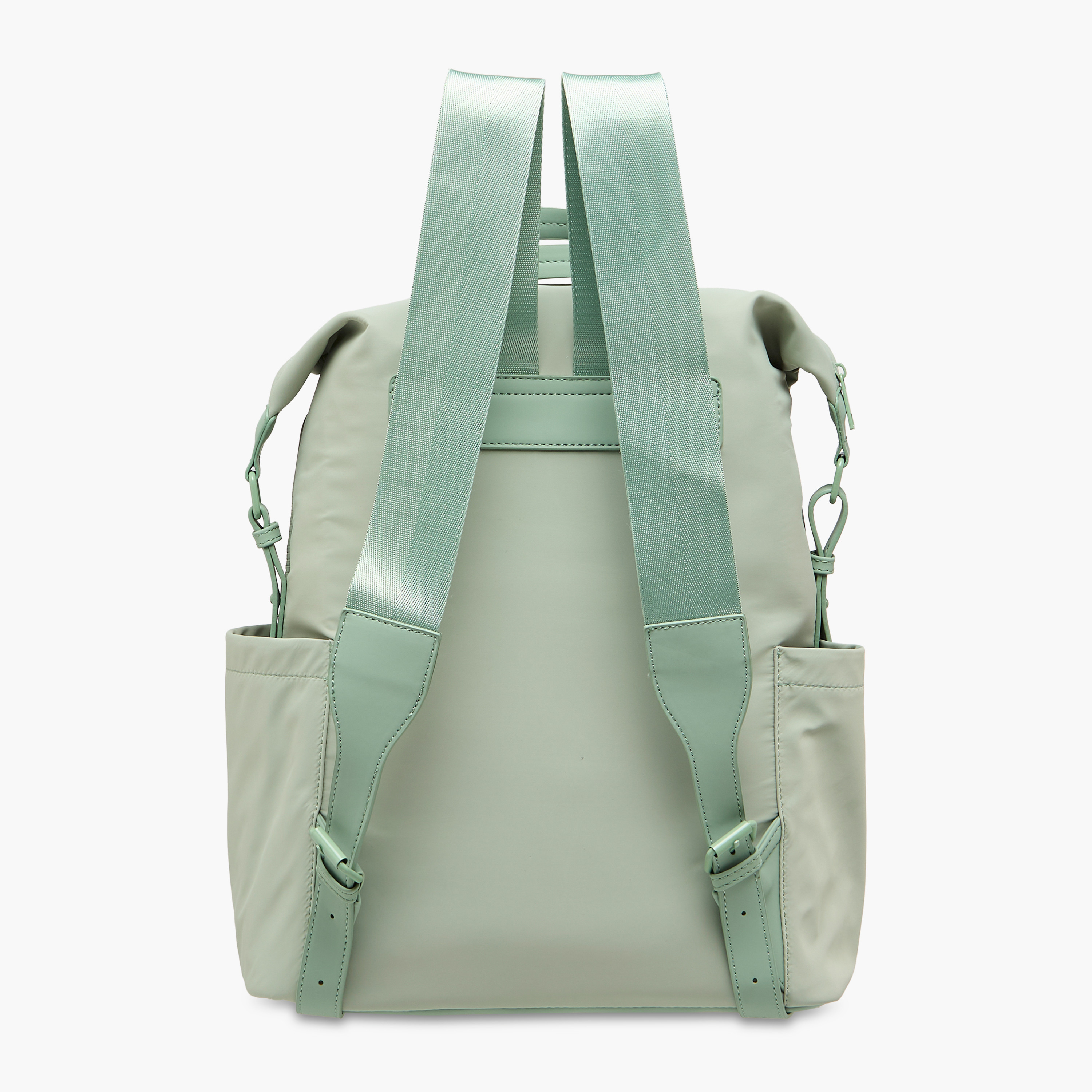 شنطة ترولي سادة مع مقبض قابل للسحب وسحّاب إغلاق من ريبوك - 38x32x14 سم-women-bagsandwallets-backpacks-image-4
