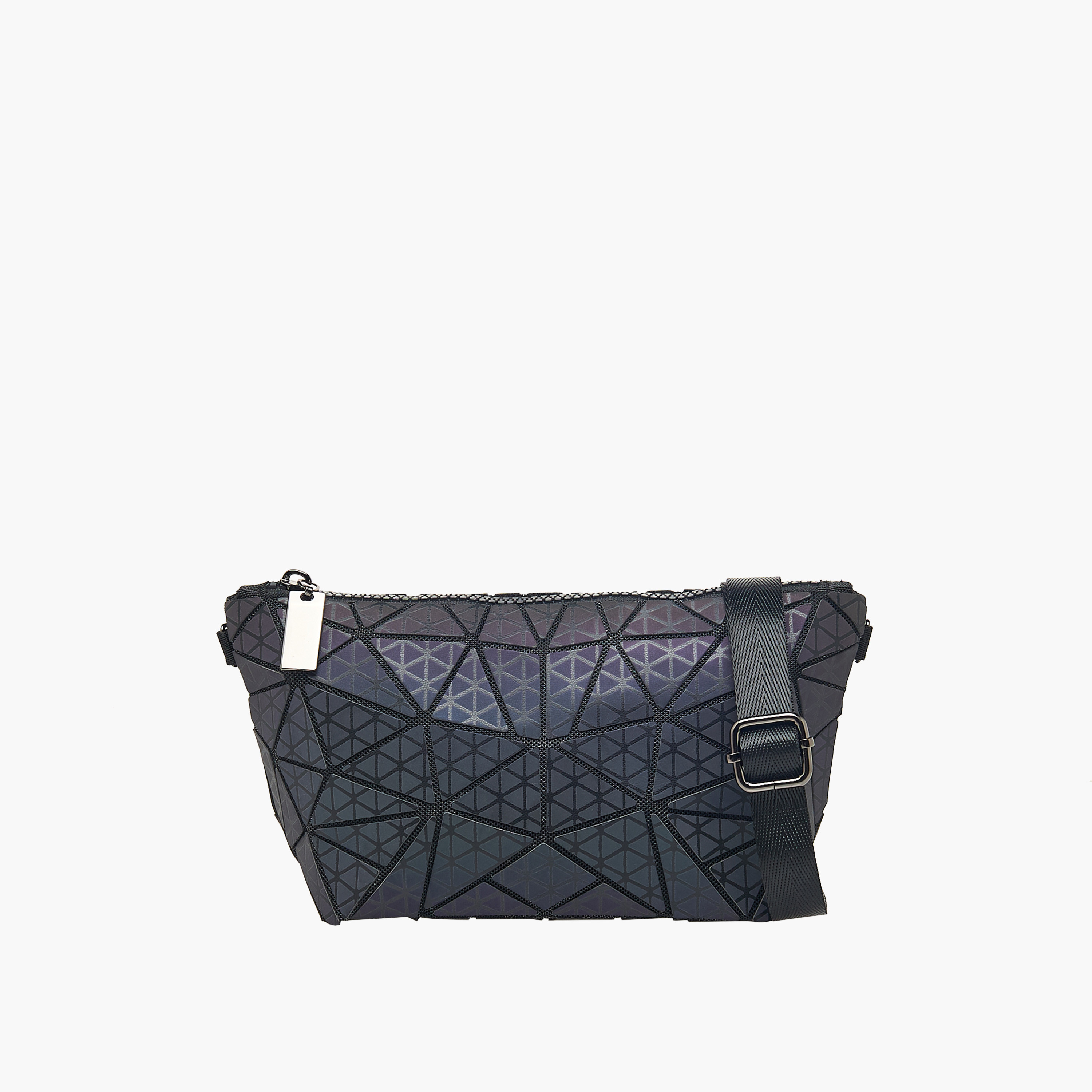 شنطة كروس بطبعات هندسية وسحاب إغلاق من ميستوتس-women-bagsandwallets-handbags-image-1
