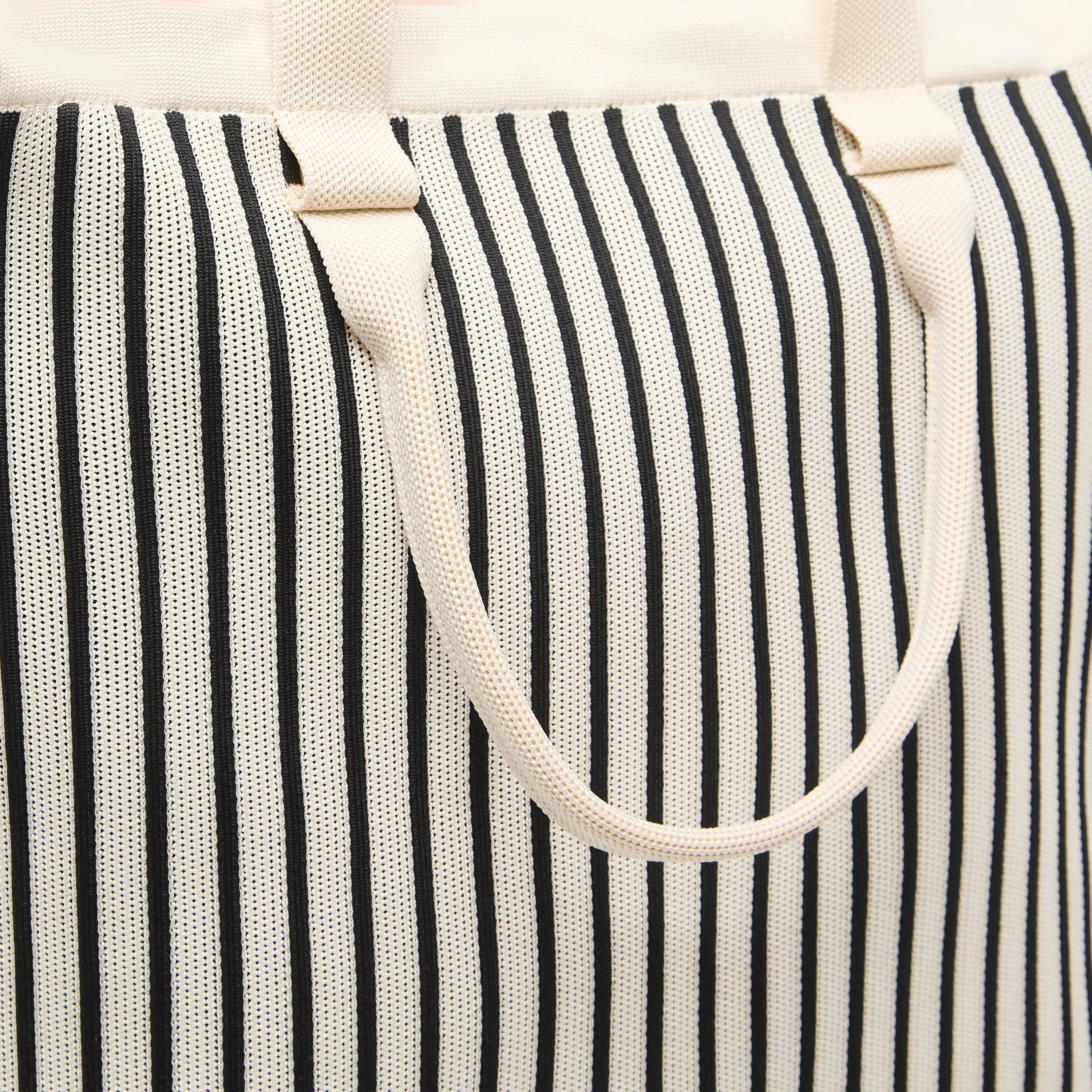 Mistotes Striped Tote Bag with Double Handle and Zip Closure-women-bagsandwallets-handbags-image-5