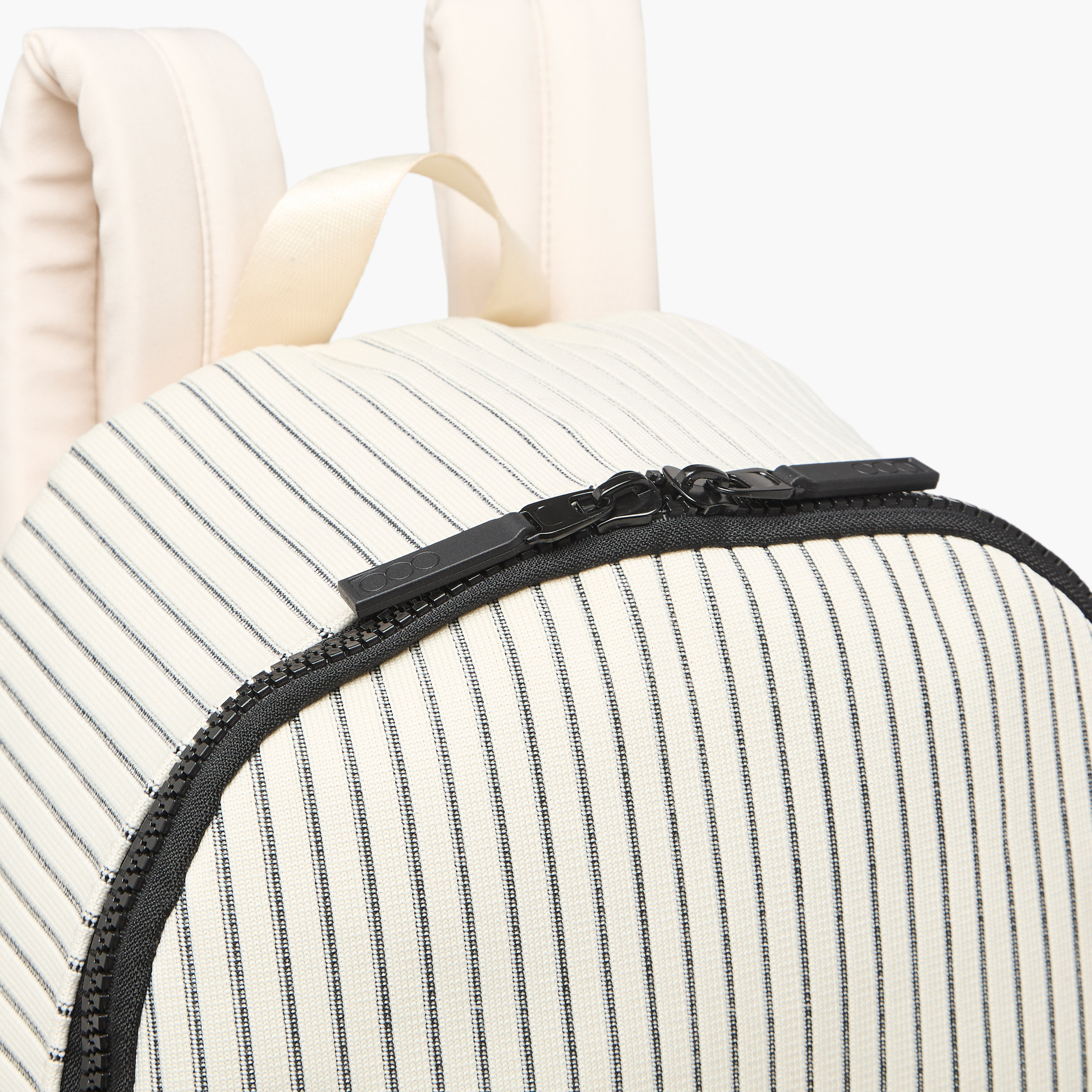 Mistotes Striped Backpack with Adjustable Shoulder Straps and Zip Closure - 38x32x14 cms-women-bagsandwallets-backpacks-image-5