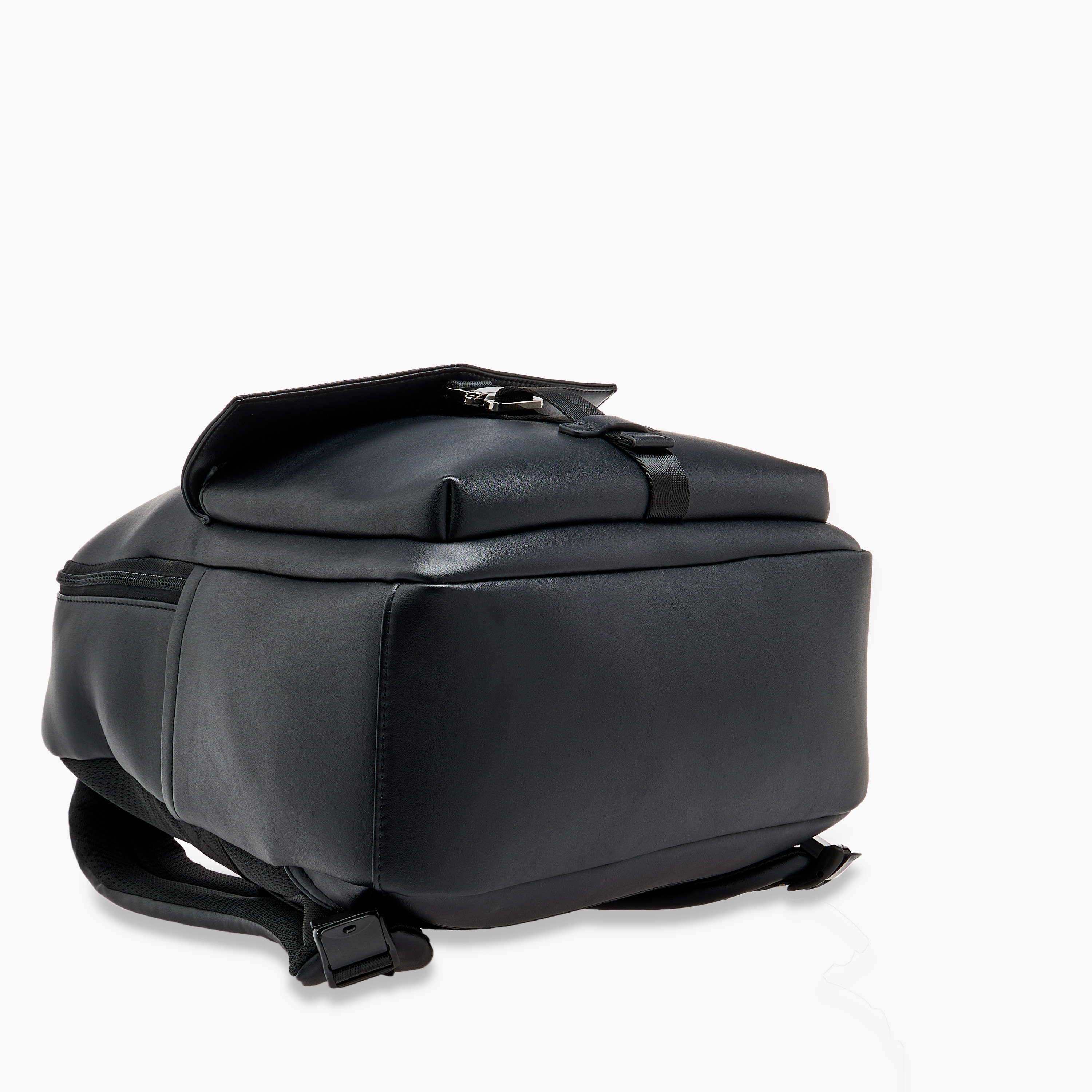 Duchini Solid Backpack with Adjustable Shoulder Straps - 31x17x43 cm-men-bags-image-6