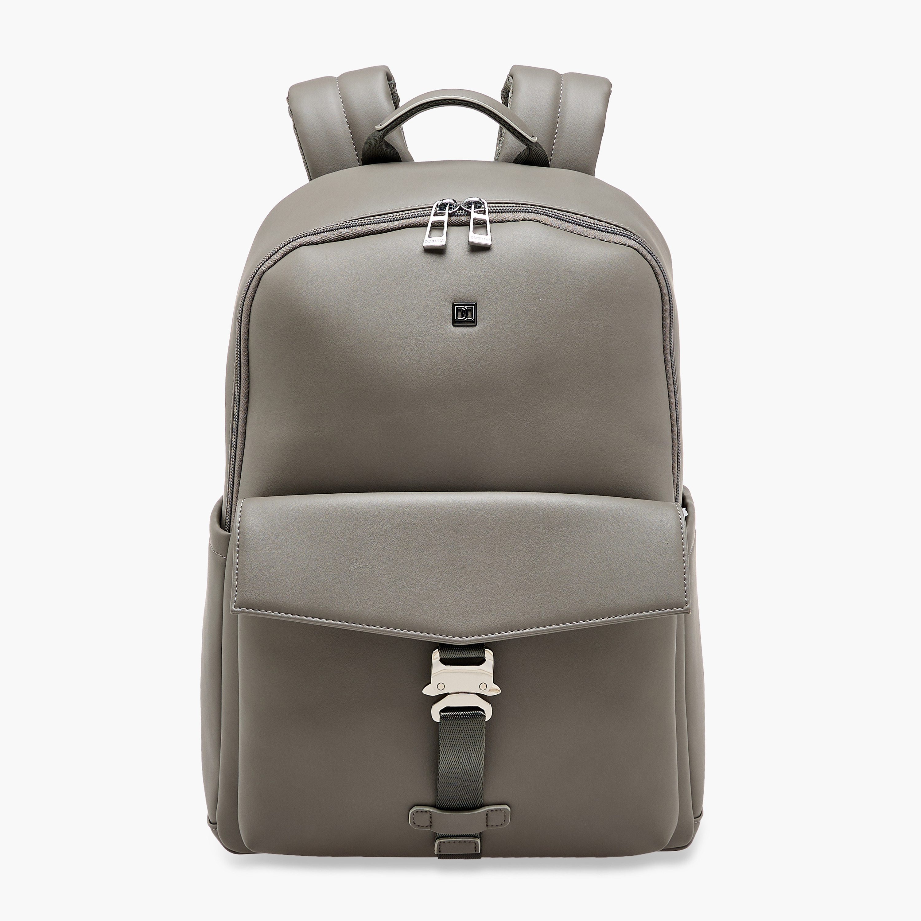 Duchini Solid Backpack with Adjustable Shoulder Straps - 31x17x43 cm-men-bags-image-1