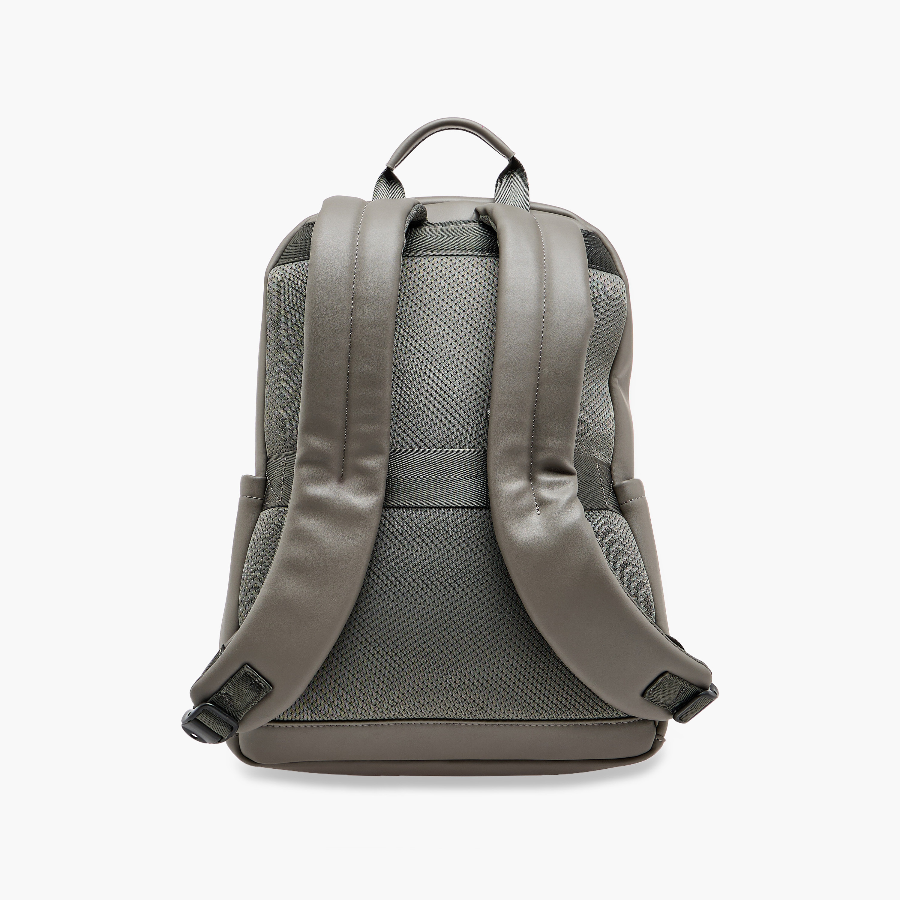 Duchini Solid Backpack with Adjustable Shoulder Straps - 31x17x43 cm-men-bags-image-3