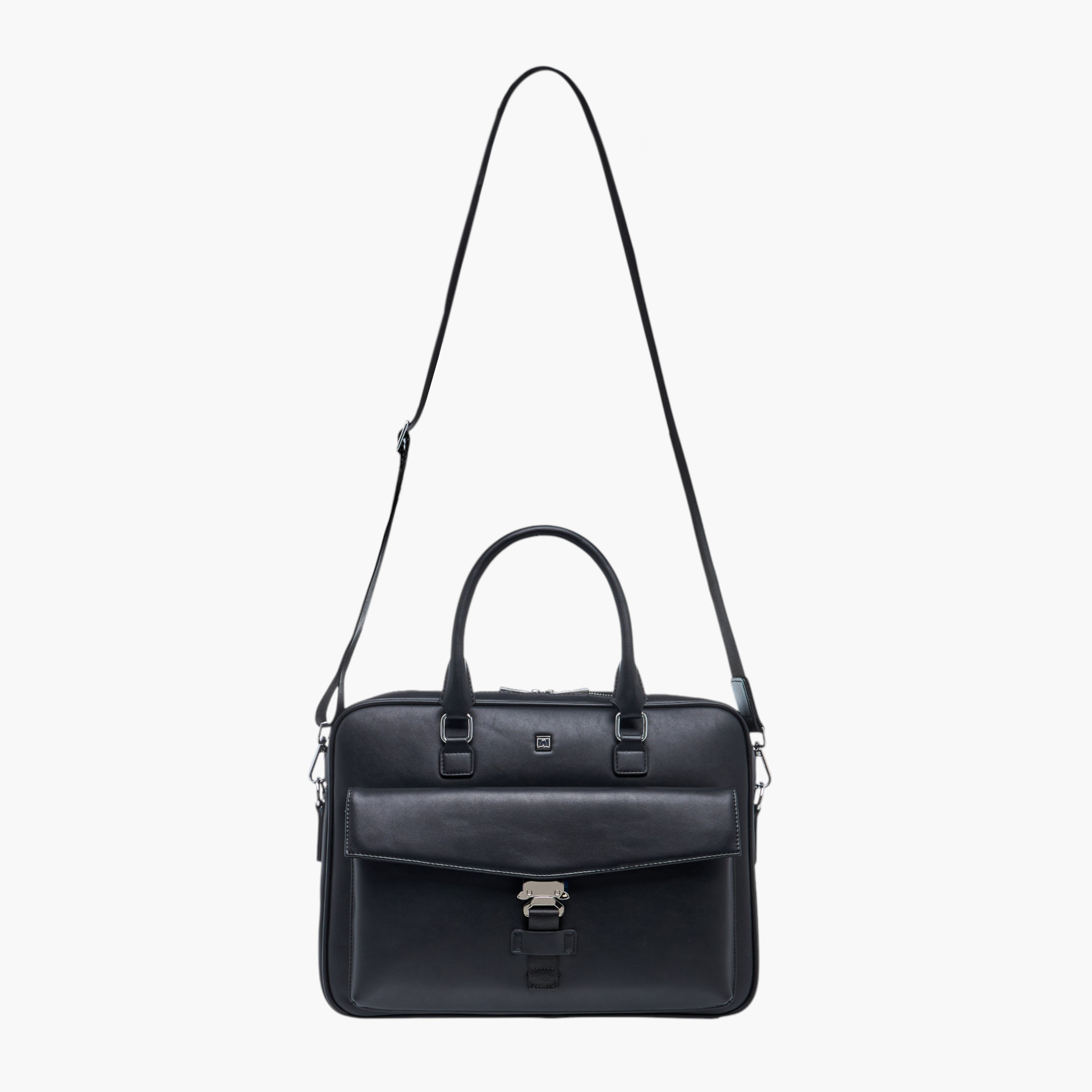 Duchini Solid Laptop Bag with Double Handle-men-bags-image-2