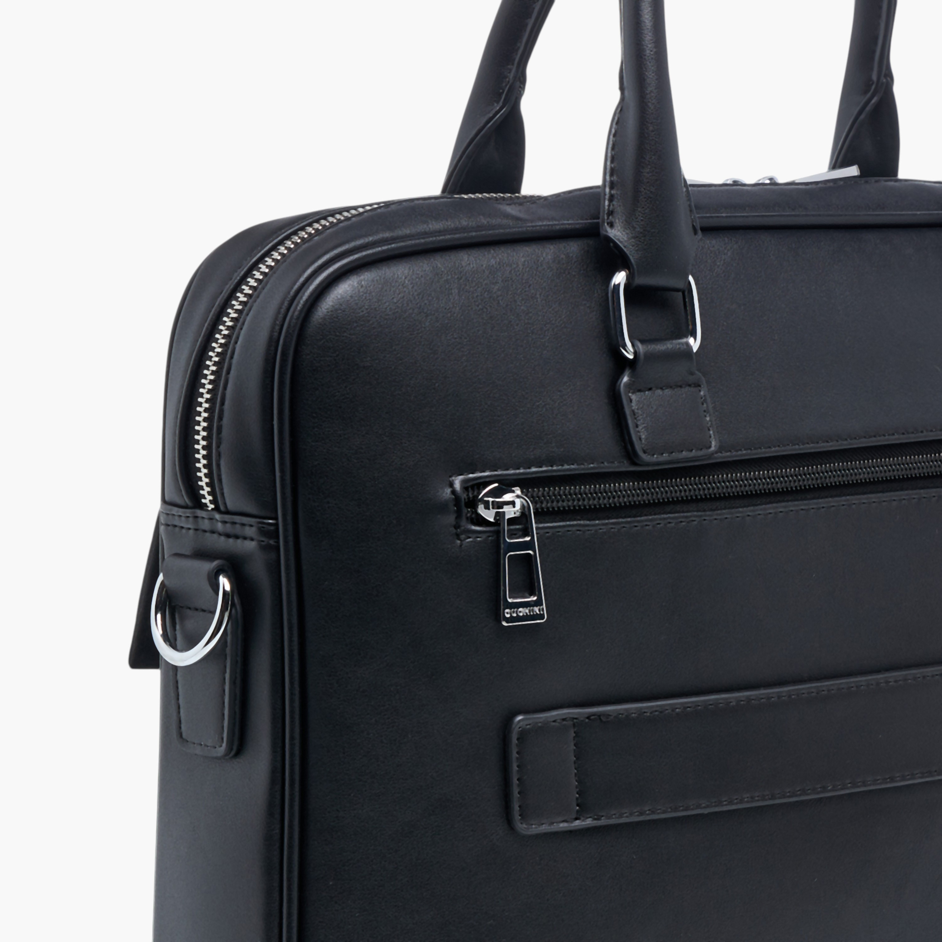 Duchini Solid Laptop Bag with Double Handle-men-bags-image-5
