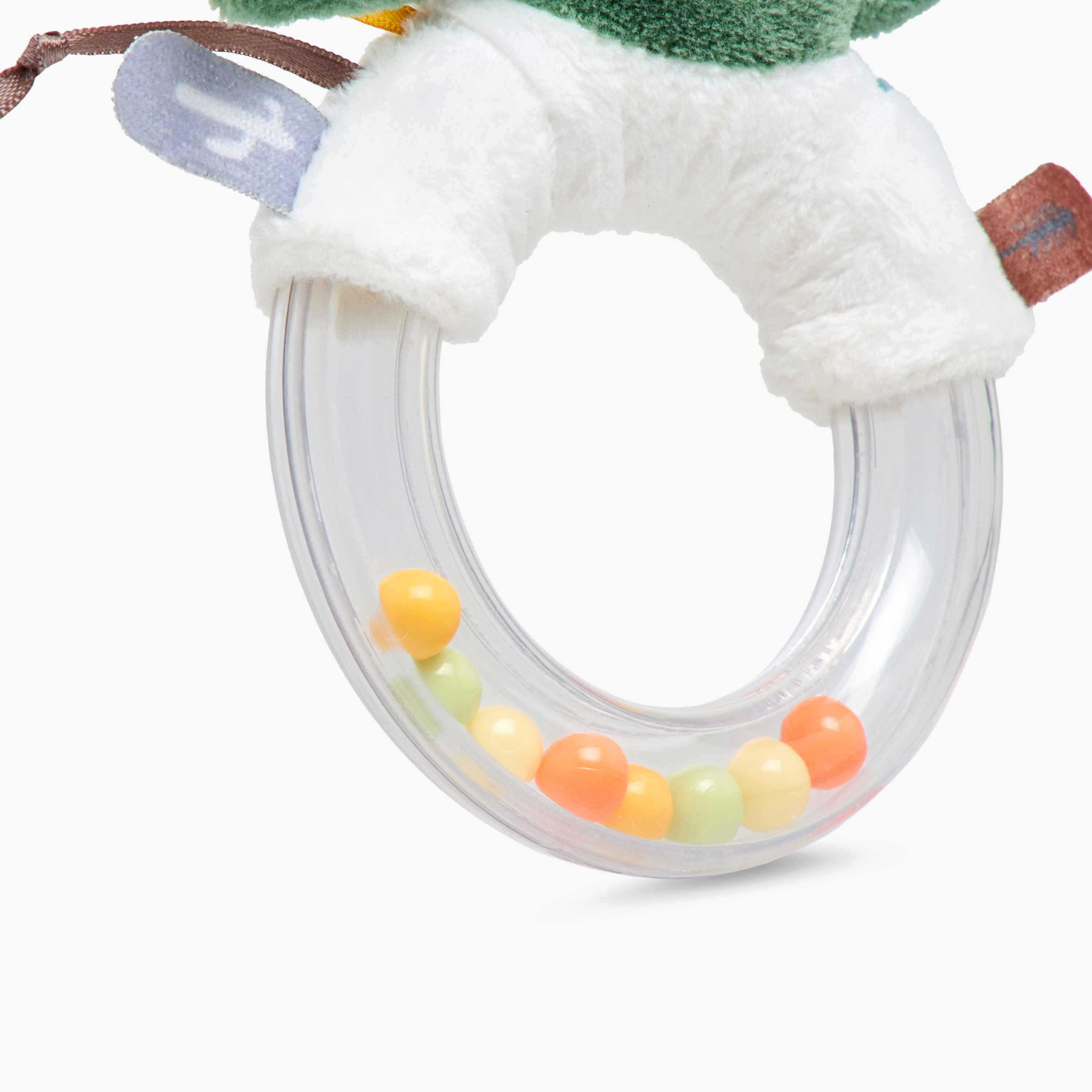 Giggles Dinosaur Plush Rattle Toy-toys-babyandtoddlertoys-rattlesandteethers-image-3