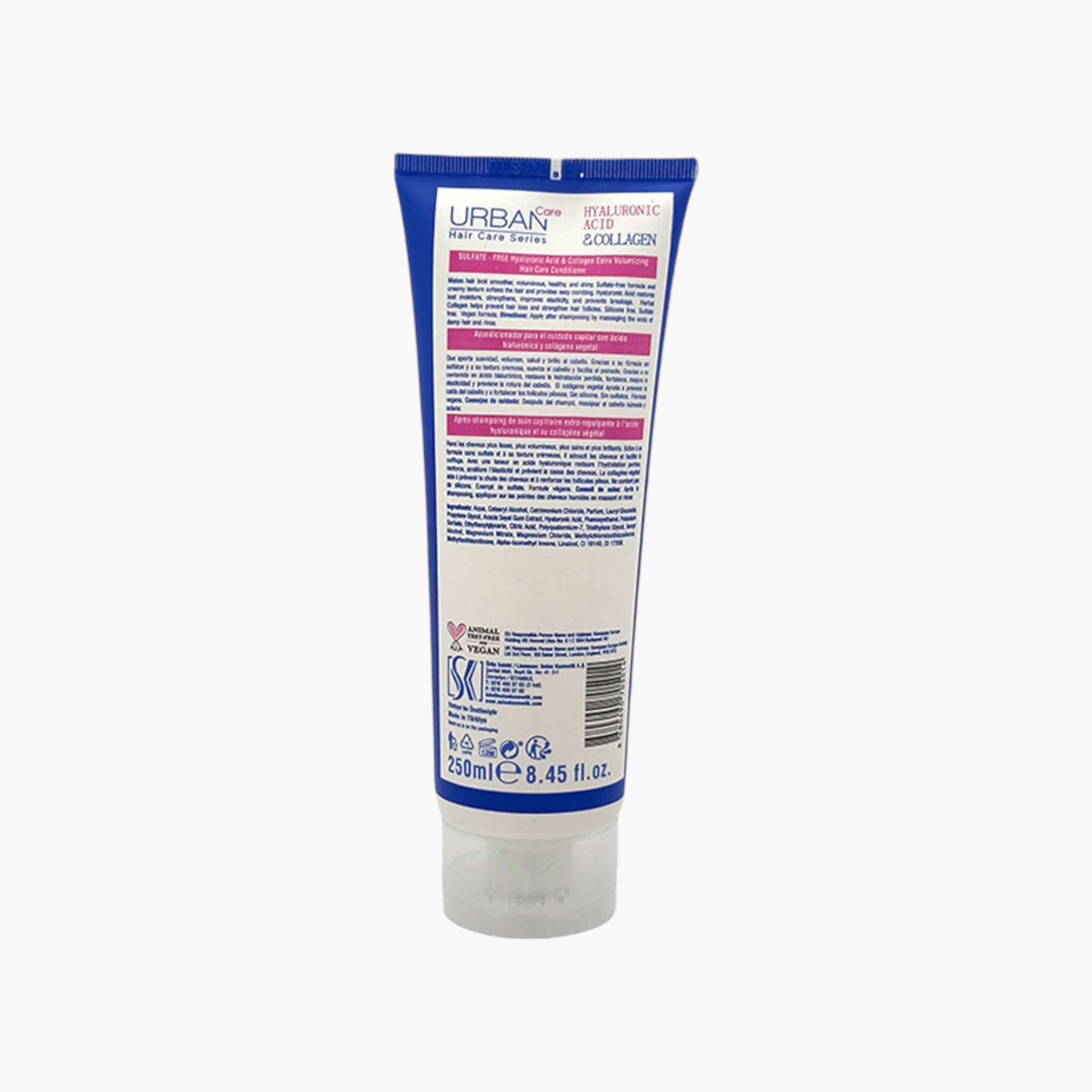 بلسم العناية بالشعر بحمض الهيالورونيك والكولاجين من أوربان كير - 250 مل-beautyandpersonalcare-hair-haircare-conditioners-image-2