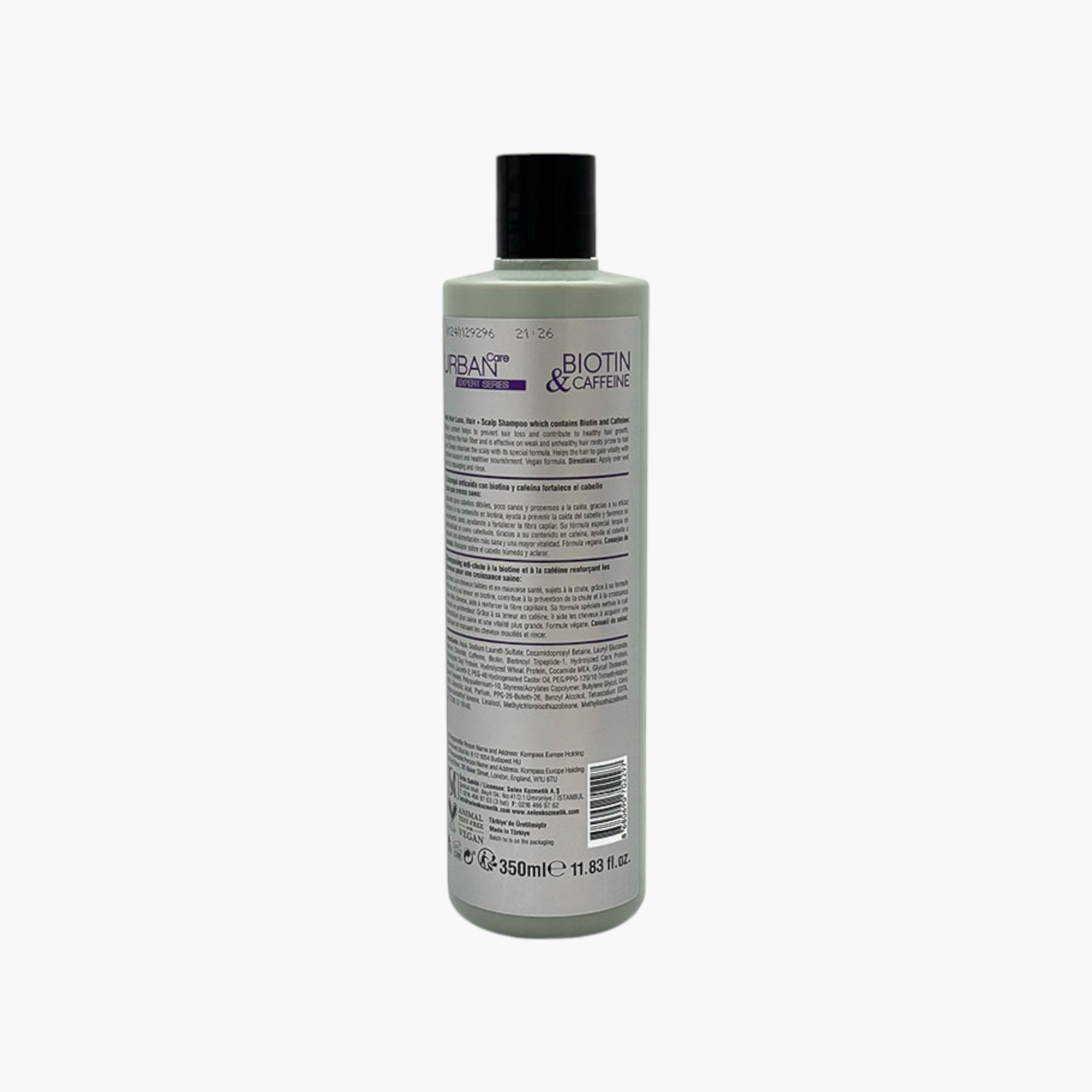 شامبو الشعر وفروة الرأس بالبيوتين والكافيين إكسبيرت من أوربان كير - 350 مل-beautyandpersonalcare-hair-haircare-shampoos-image-2
