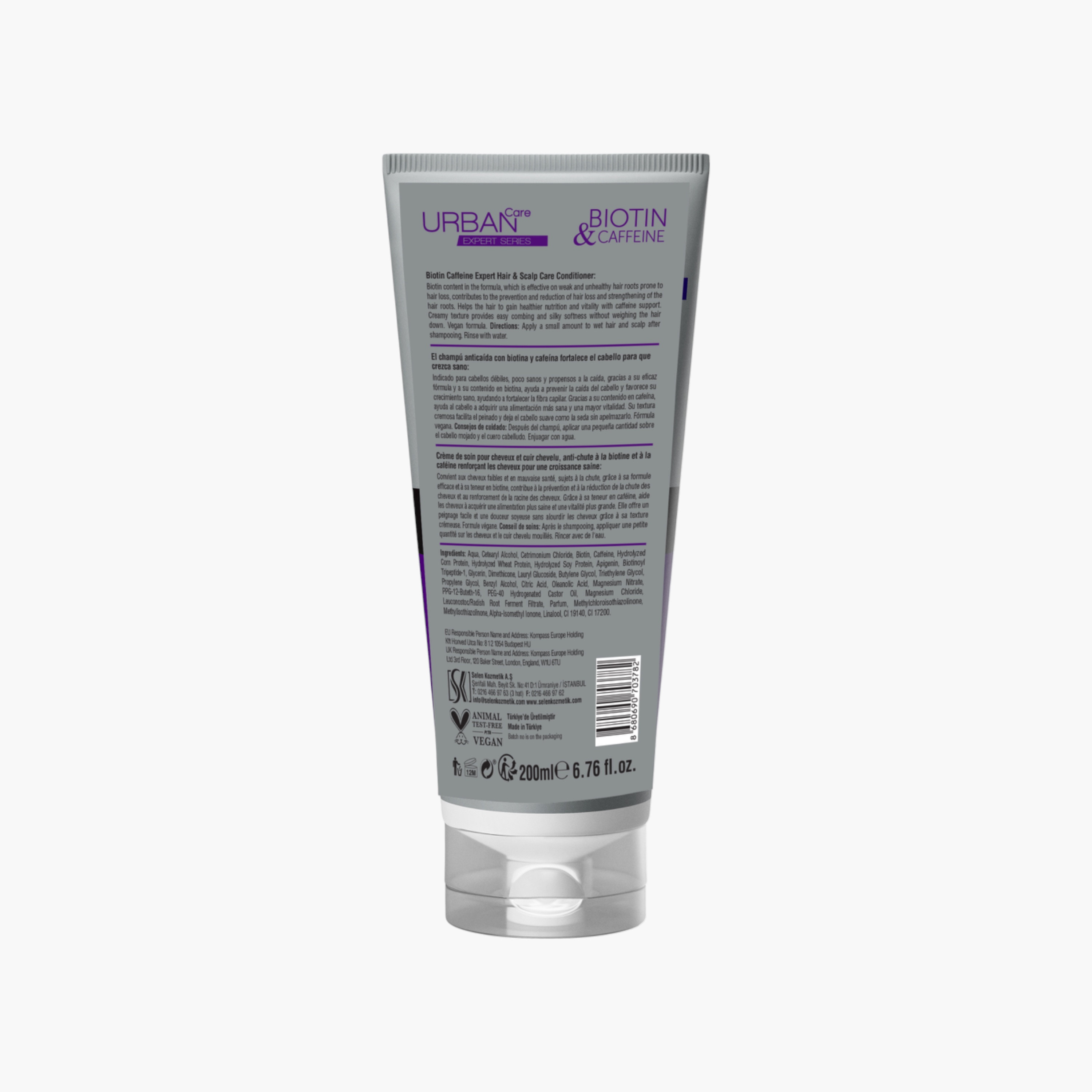 بلسم الشعر وفروة الرأس بالبيوتين والكافيين إكسبيرت من أوربان كير - 200 مل-beautyandpersonalcare-hair-haircare-conditioners-image-2