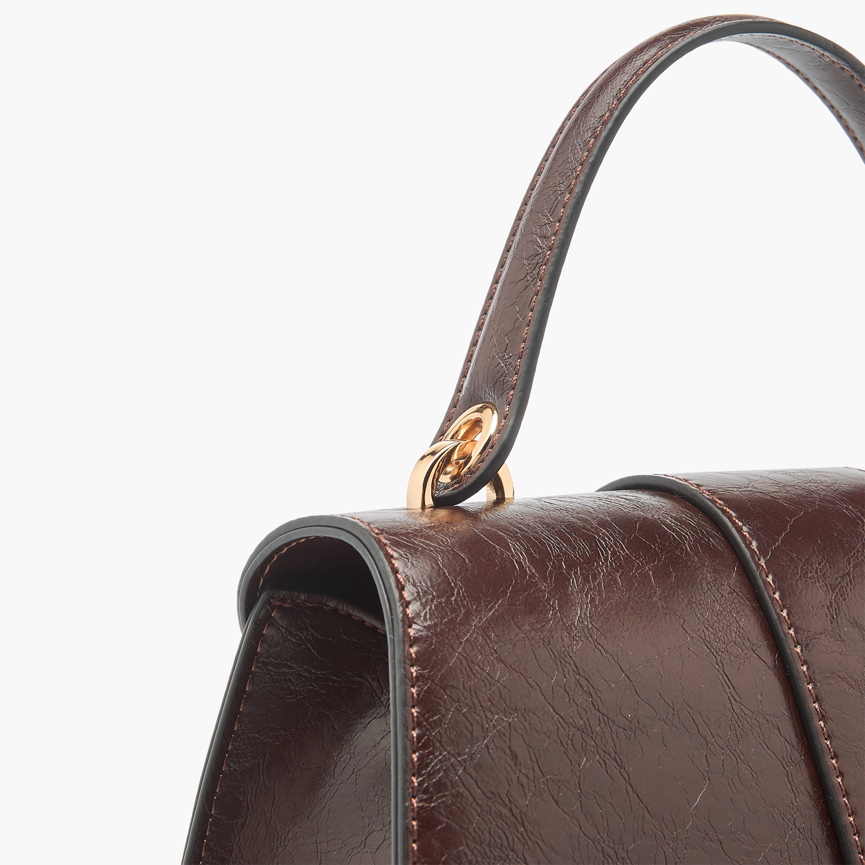 Le Confort Solid Satchel Bag with Detachable Strap and Button Closure-women-bagsandwallets-handbags-image-5