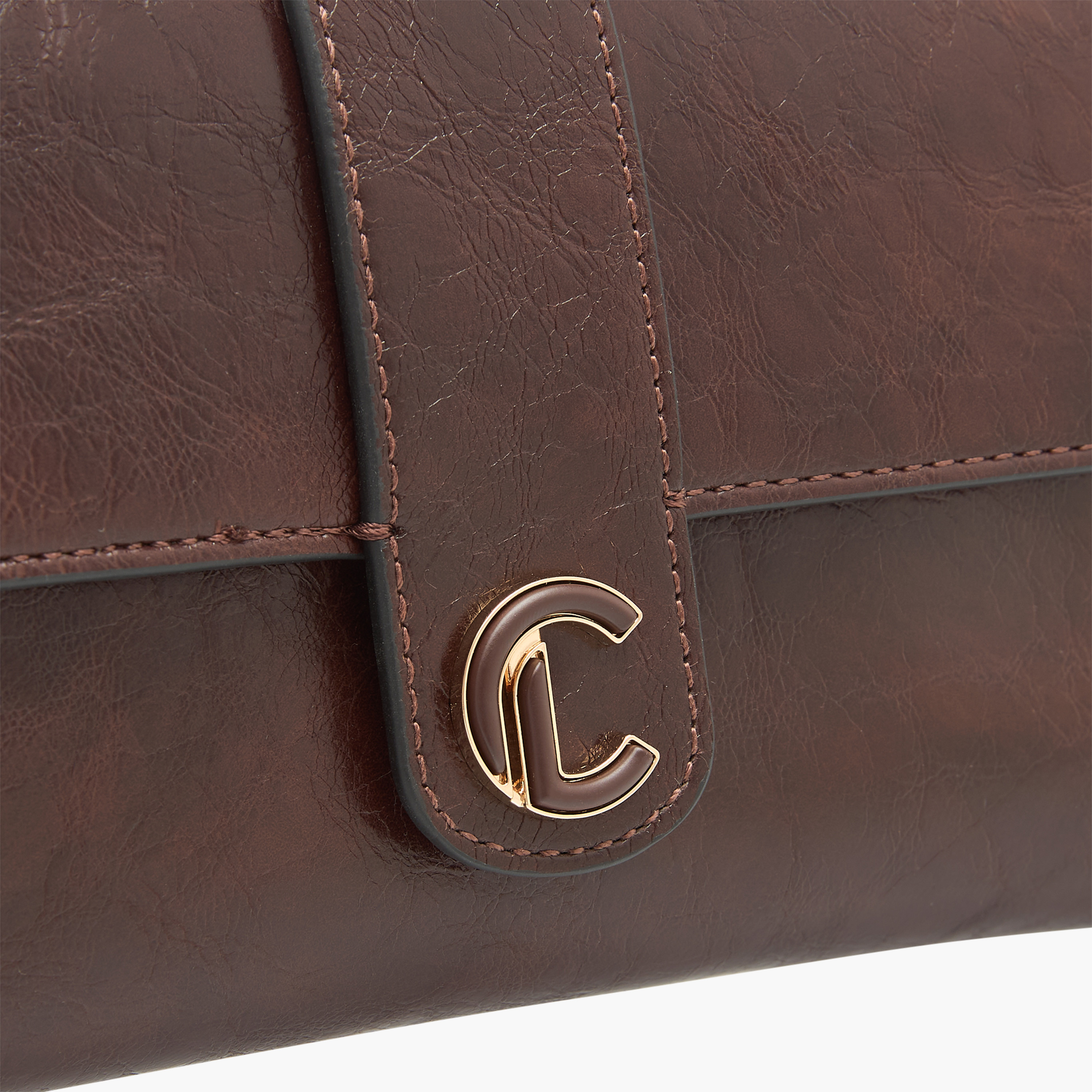 Le Confort Solid Crossbody Bag with Button Closure and Chain Strap-women-bagsandwallets-handbags-image-6