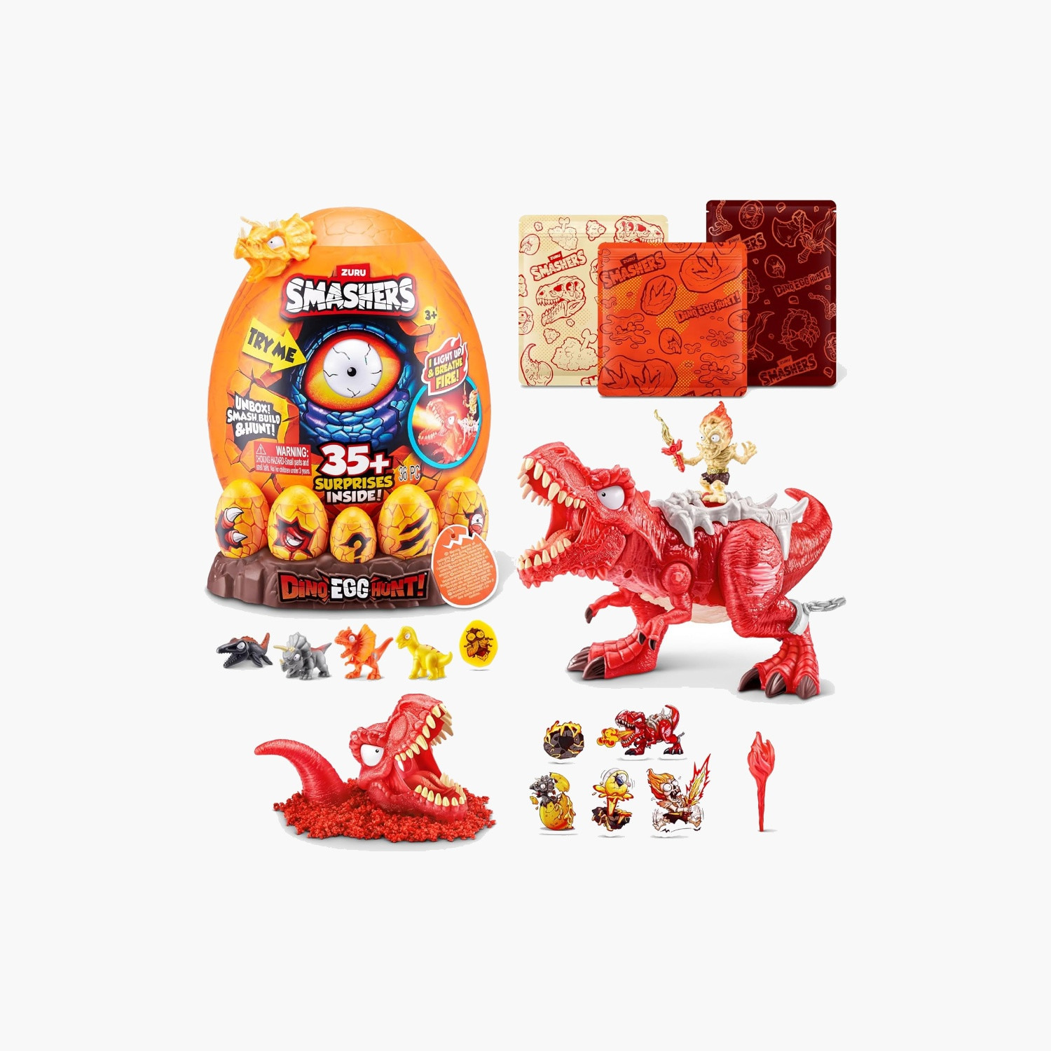 ZURU Assorted Smasher Dino Egg Hunt-toys-noveltyandcollectibles-collectibles-image-1