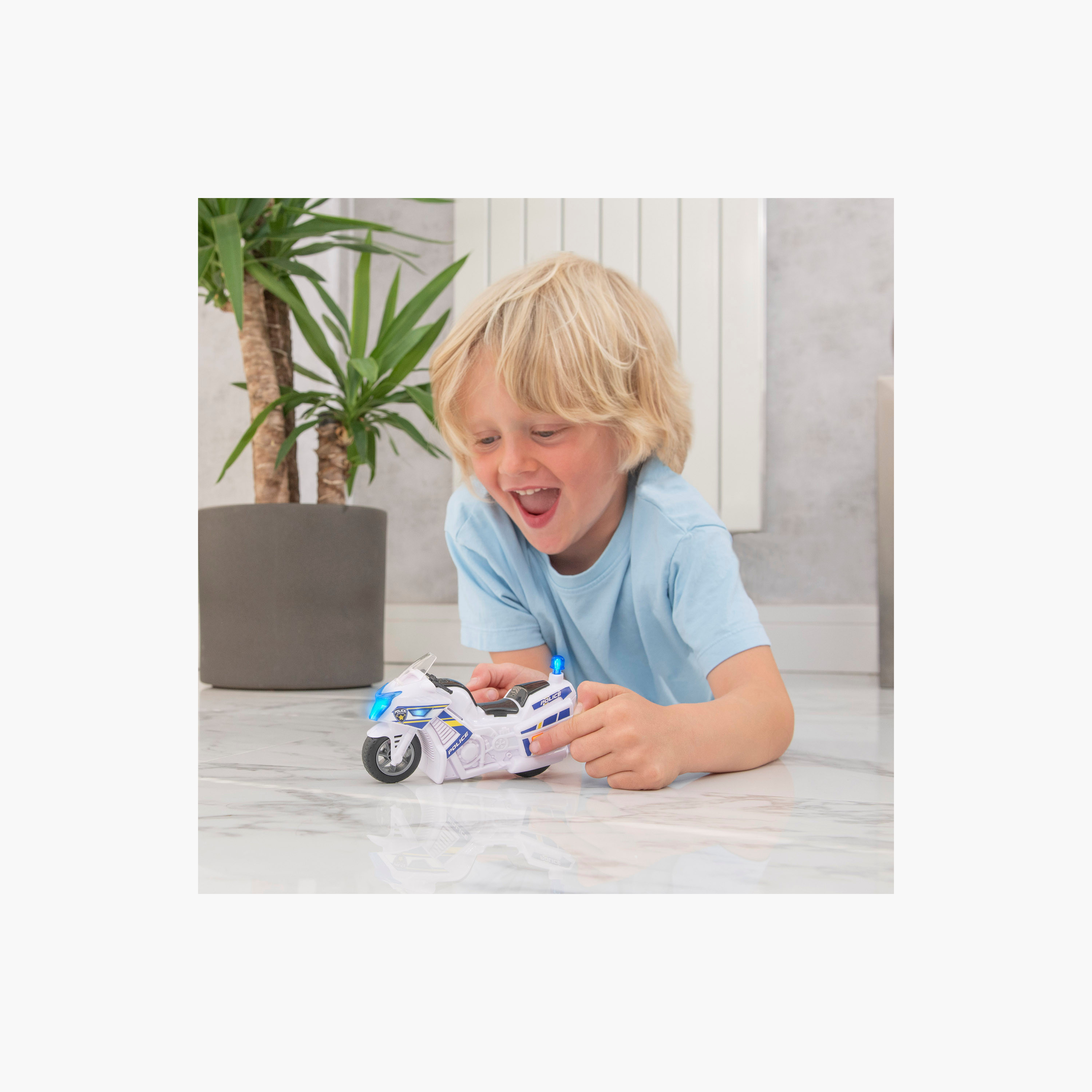 Teamsterz Mighty Machines Police Motorbike-toys-playvehicles-vehicleplaysets-image-5