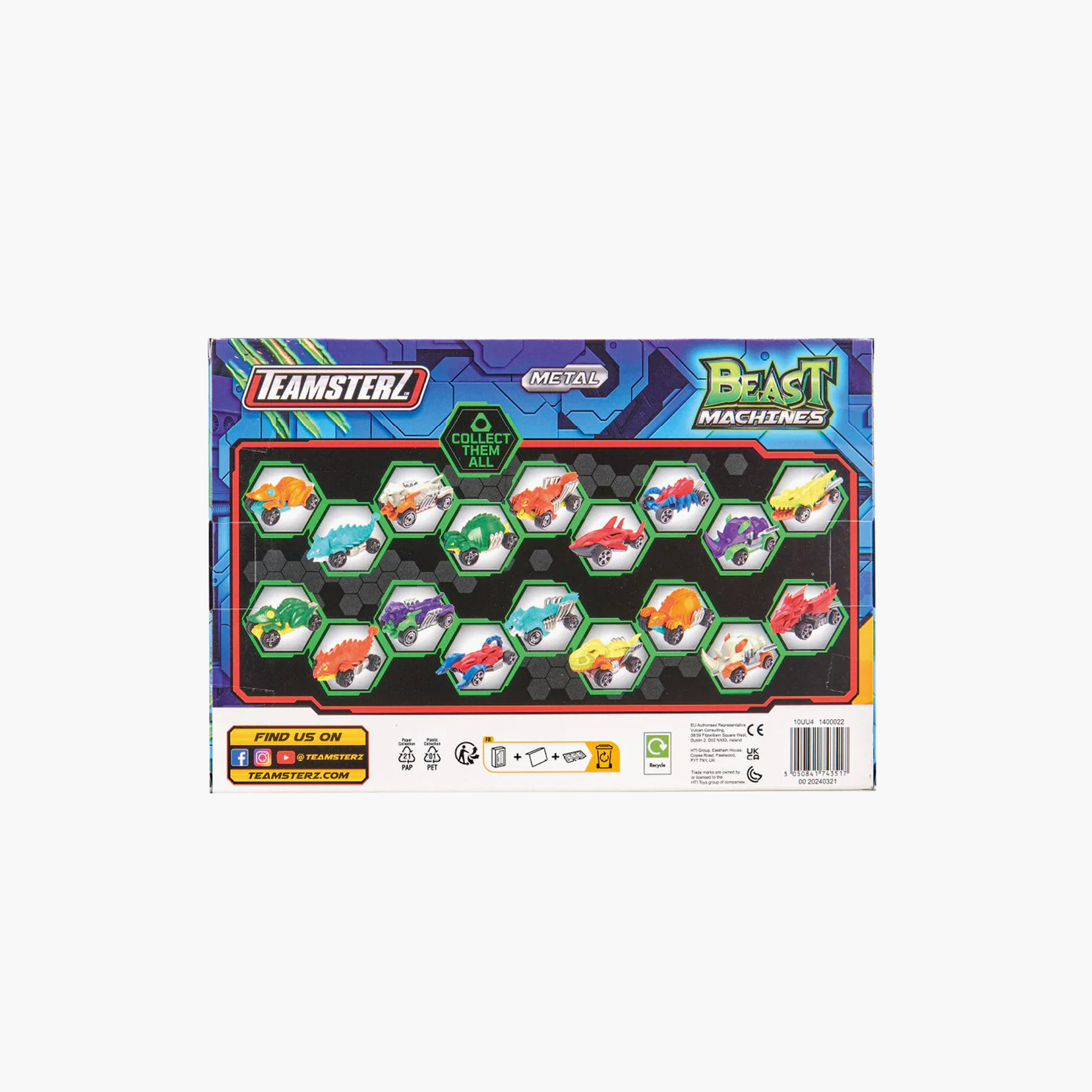 Teamsterz 9-Piece Die-Cast Beast Machines Toy Vehicle Set-toys-playvehicles-diecastcars-image-2