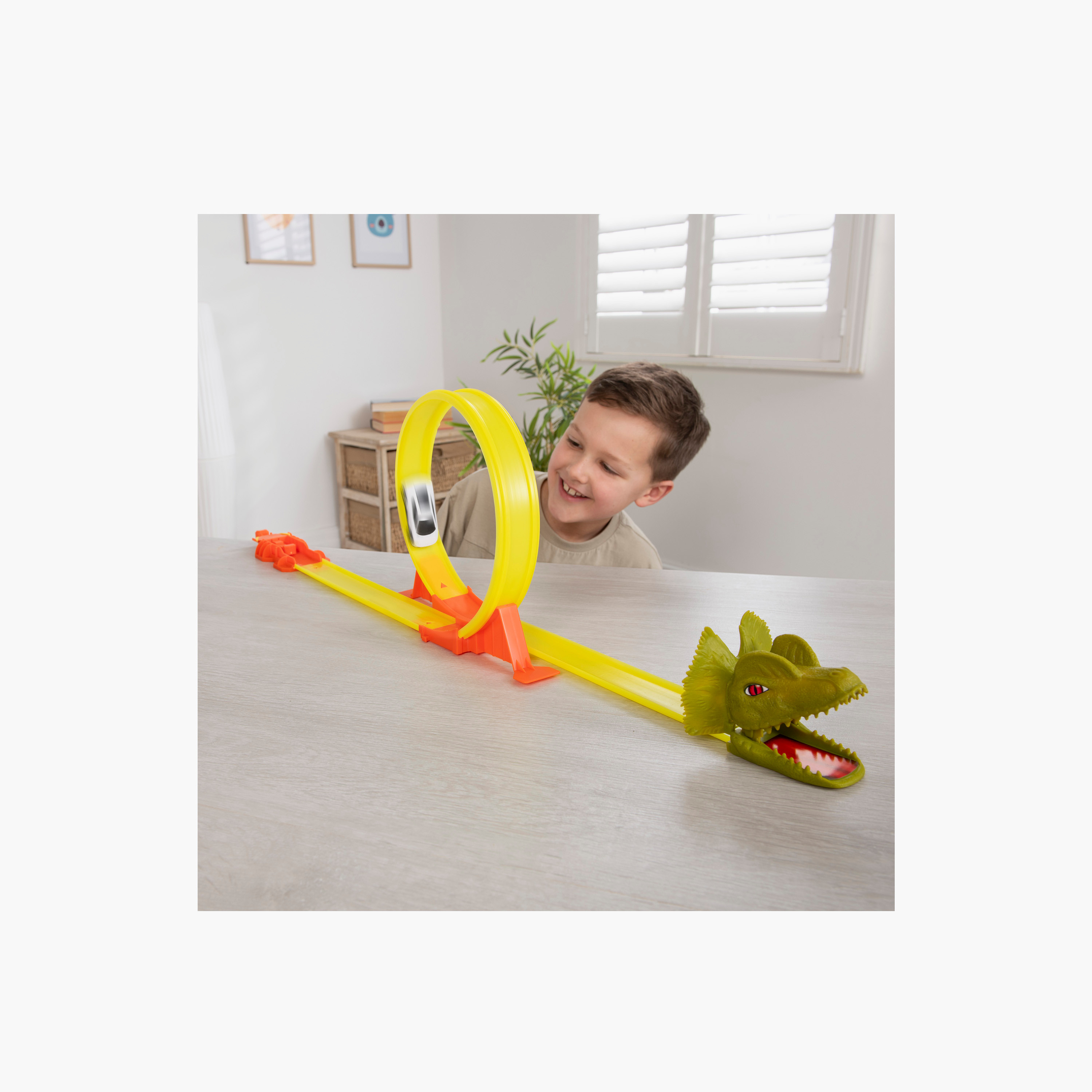 Teamsterz Turbo City Dino Attack Track Set with Car-toys-playvehicles-diecastcars-image-3