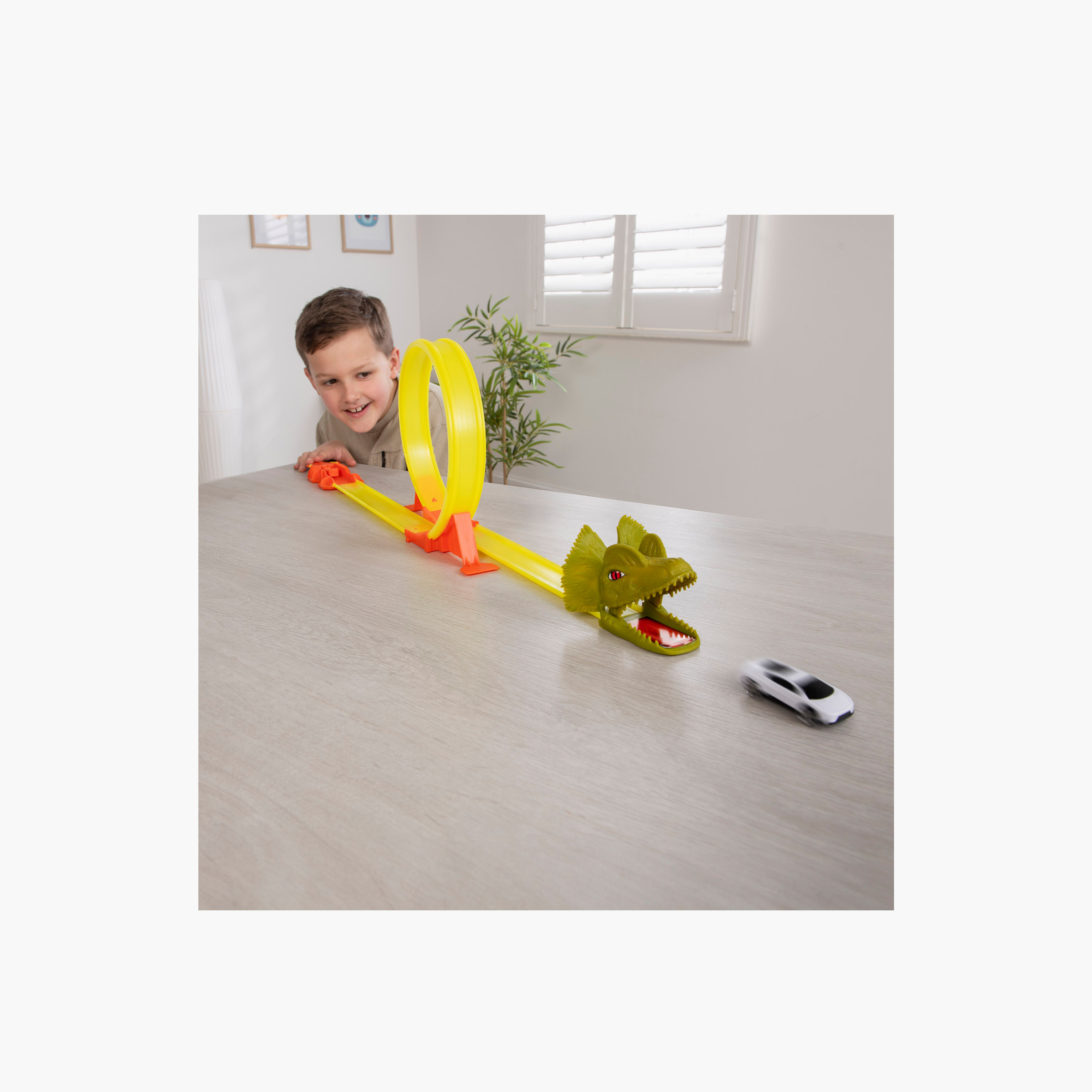 Teamsterz Turbo City Dino Attack Track Set with Car-toys-playvehicles-diecastcars-image-4