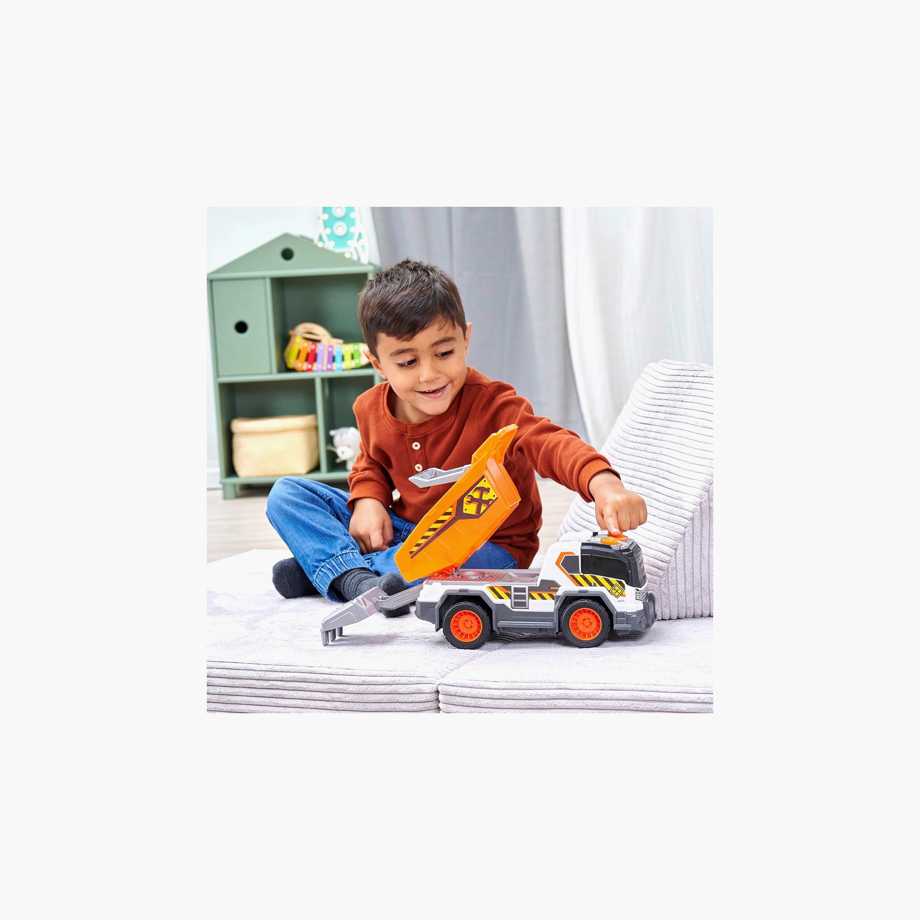DICKIE TOYS Light-Up Construction Toy Truck-toys-playvehicles-utilityvehicles-image-5