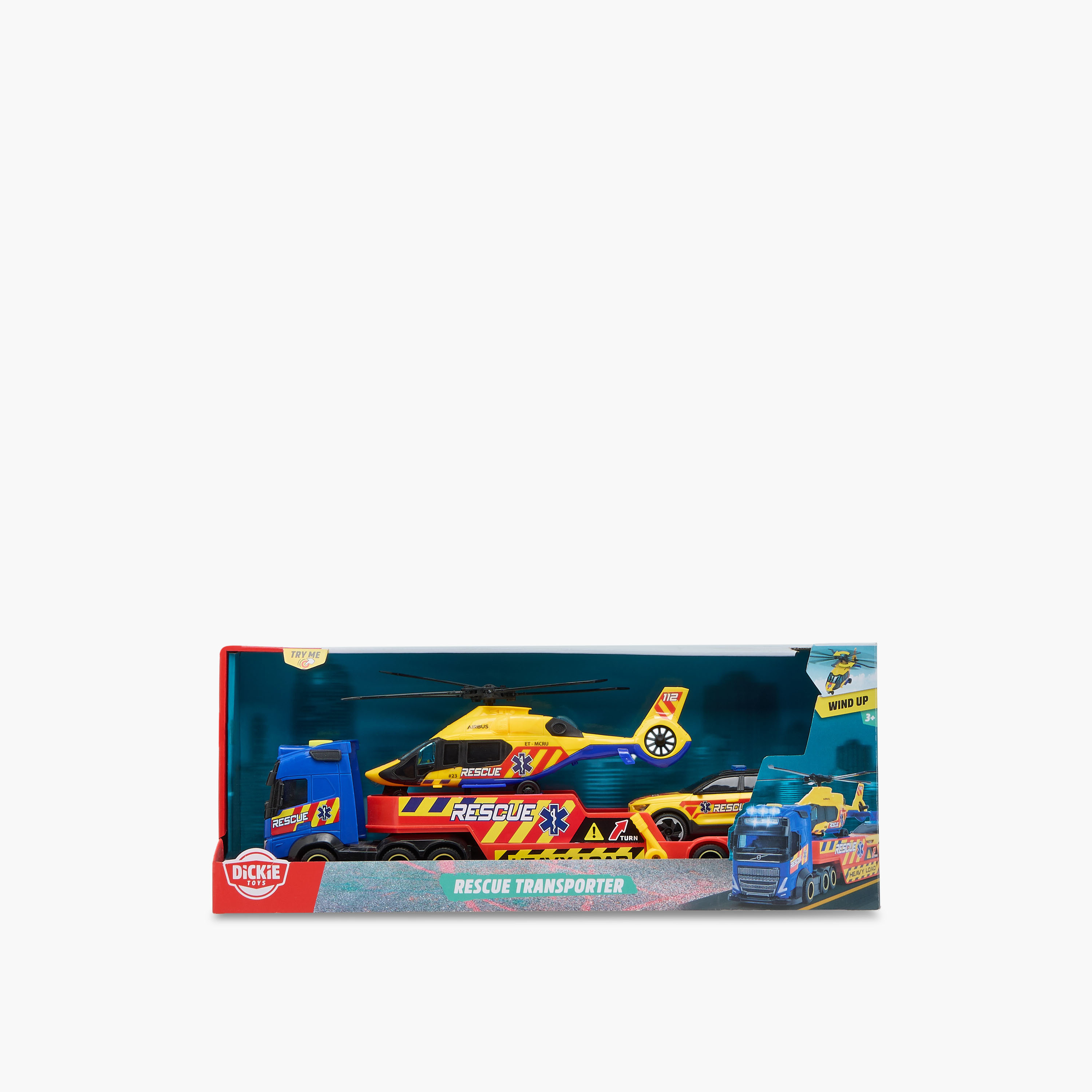 DICKIE TOYS Toy Volvo Truck with Car and Helicopter-toys-playvehicles-vehicleplaysets-image-10