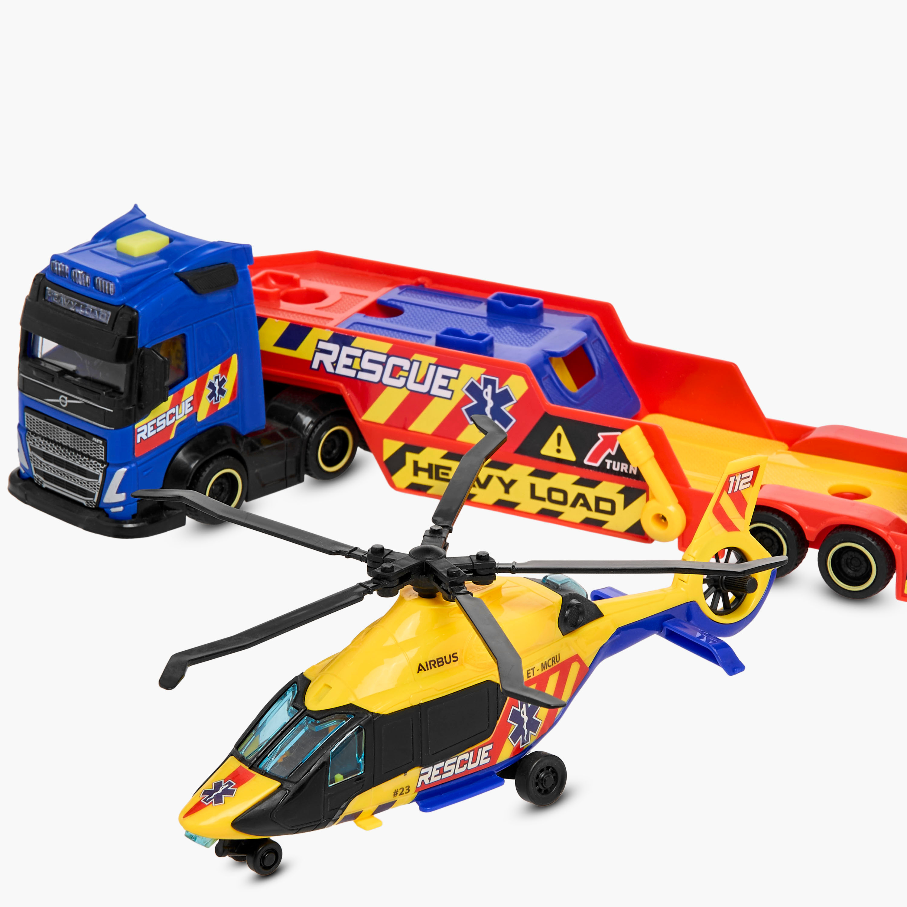 DICKIE TOYS Toy Volvo Truck with Car and Helicopter-toys-playvehicles-vehicleplaysets-image-8