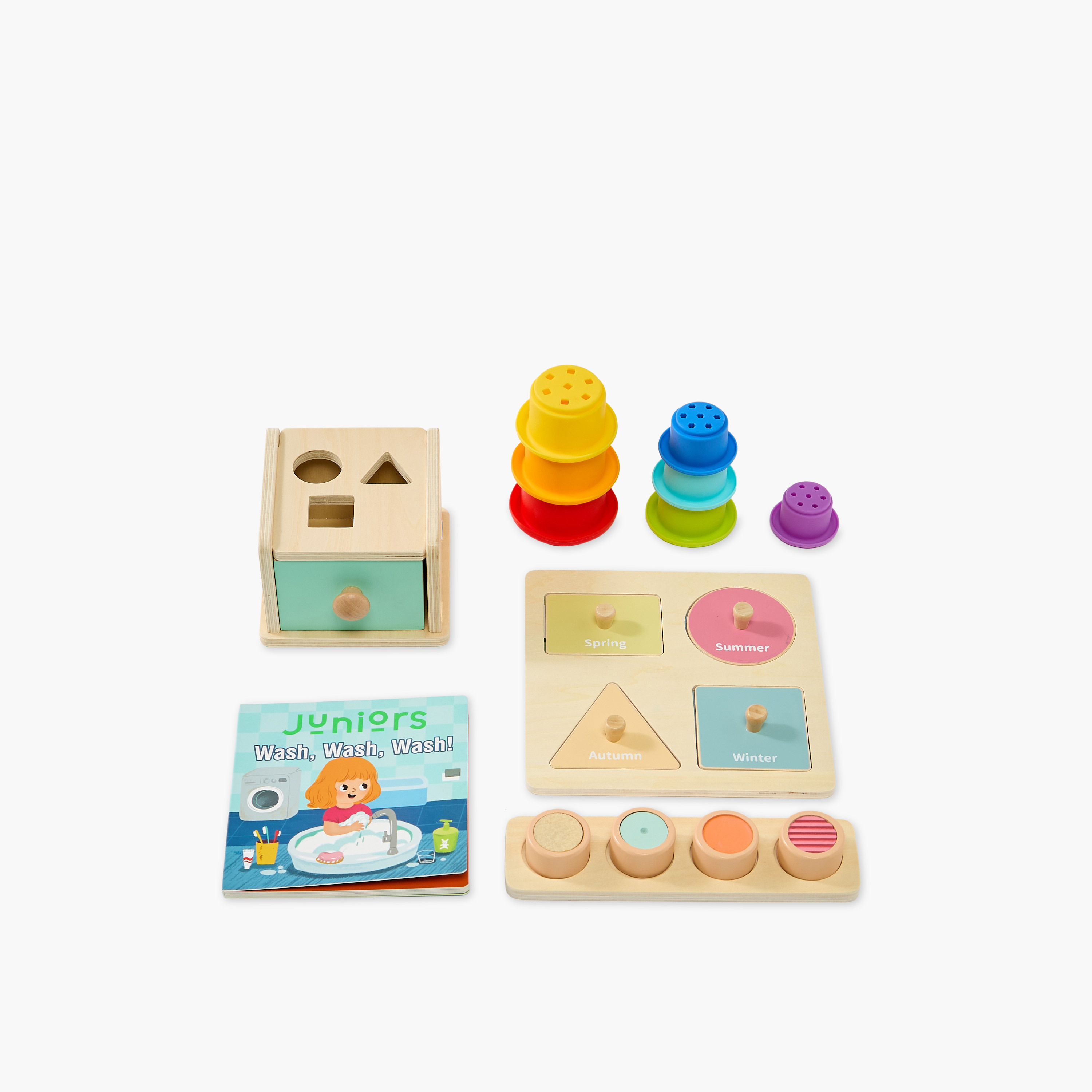 طقم ألعاب تعليمية مونتيسوري من جونيورز - 13 إلى 18 شهرًا-toys-babyandtoddlertoys-learningtoys-image-10