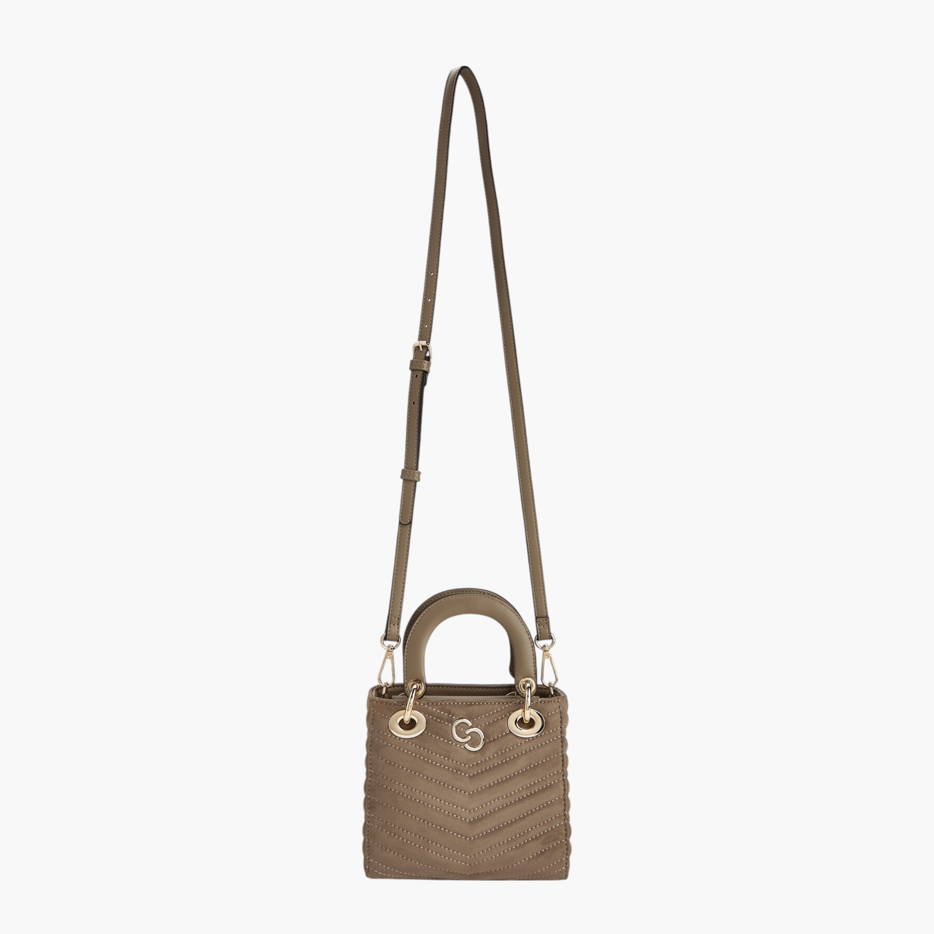 Celeste Quilted Tote Bag with Detachable Strap and Zip Closure-women-bagsandwallets-handbags-image-5