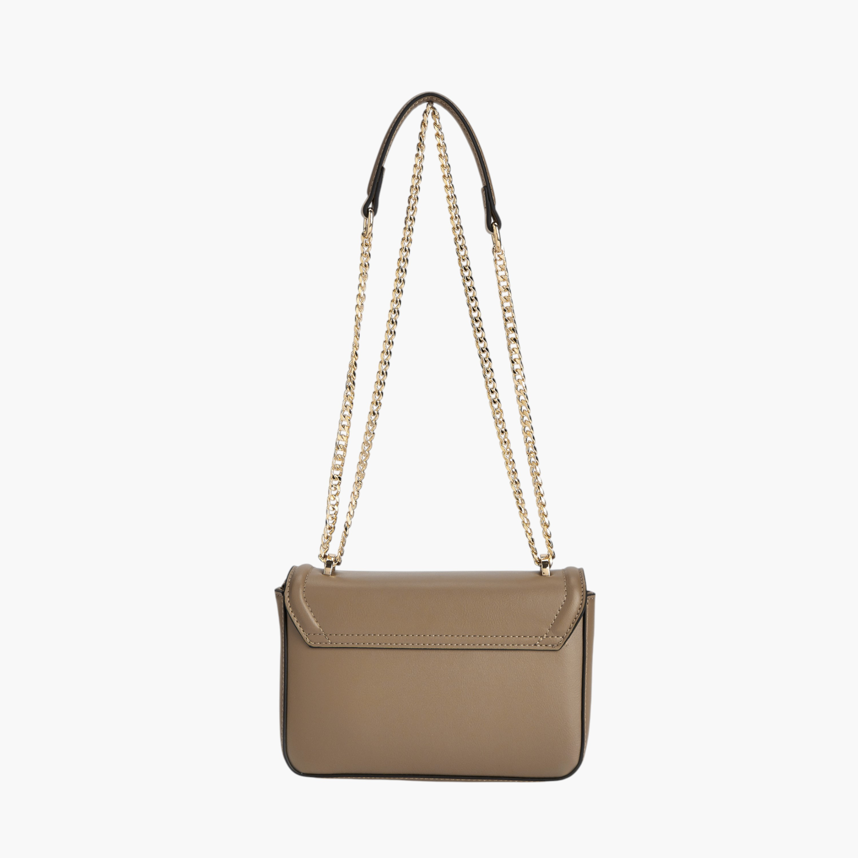 Celeste Solid Crossbody Bag with Chain Strap and Twist Lock Closure-women-bagsandwallets-handbags-image-3
