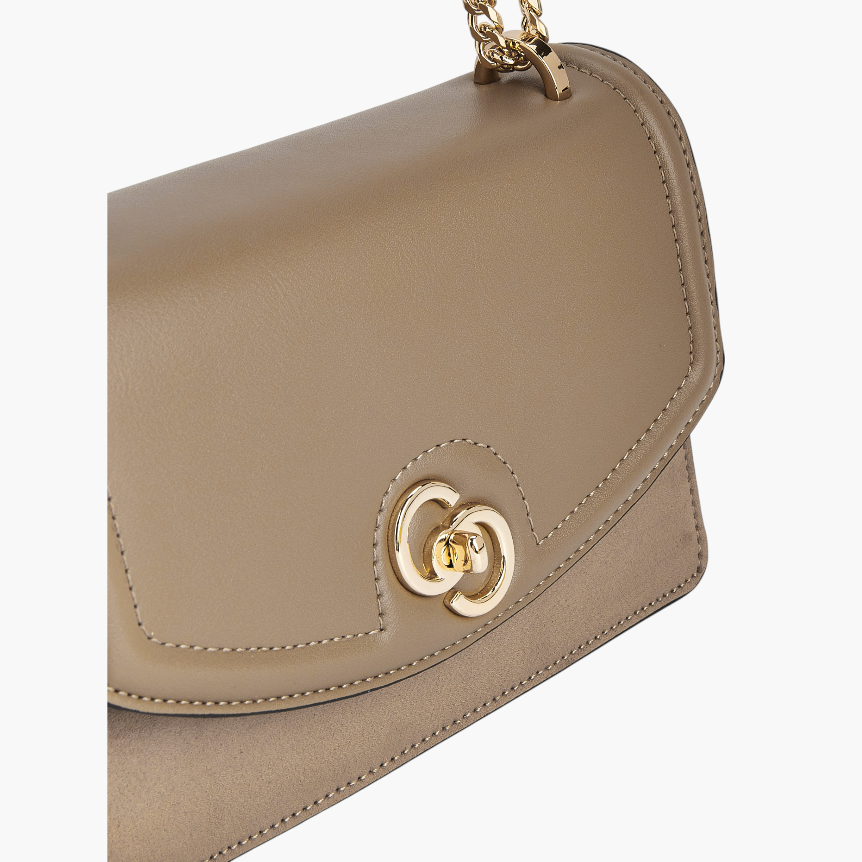 Celeste Solid Crossbody Bag with Chain Strap and Twist Lock Closure-women-bagsandwallets-handbags-image-5