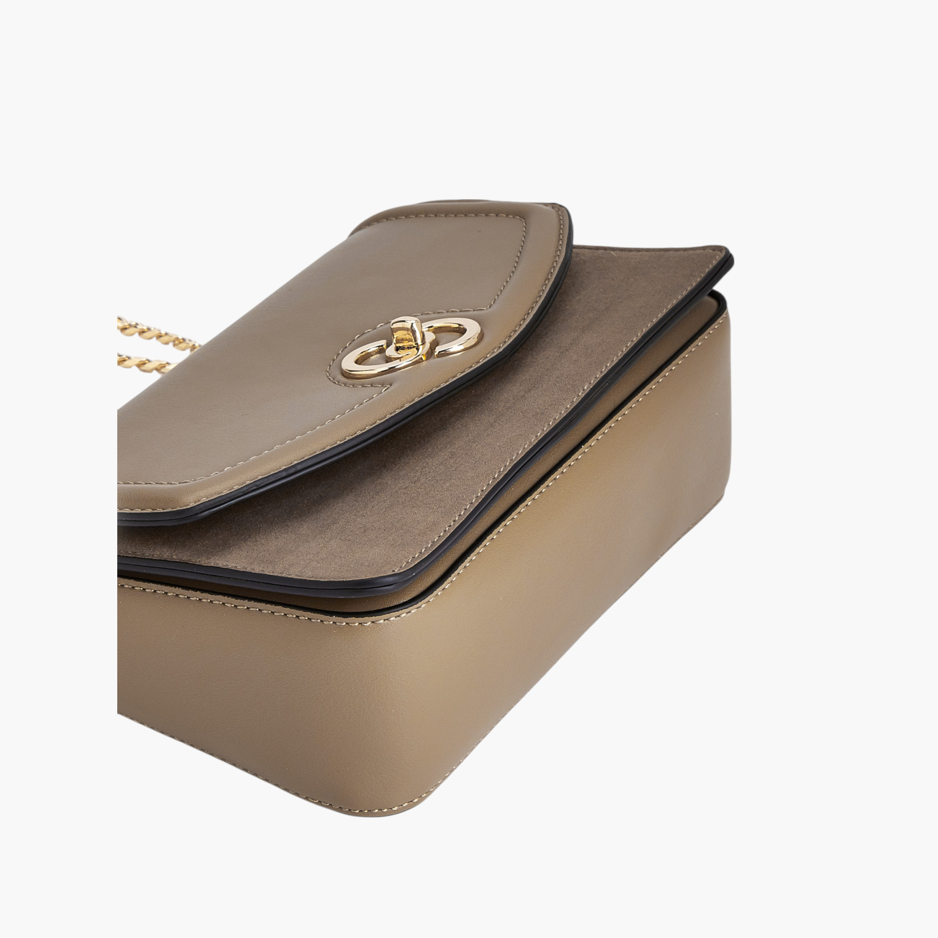 Celeste Solid Crossbody Bag with Chain Strap and Twist Lock Closure-women-bagsandwallets-handbags-image-6