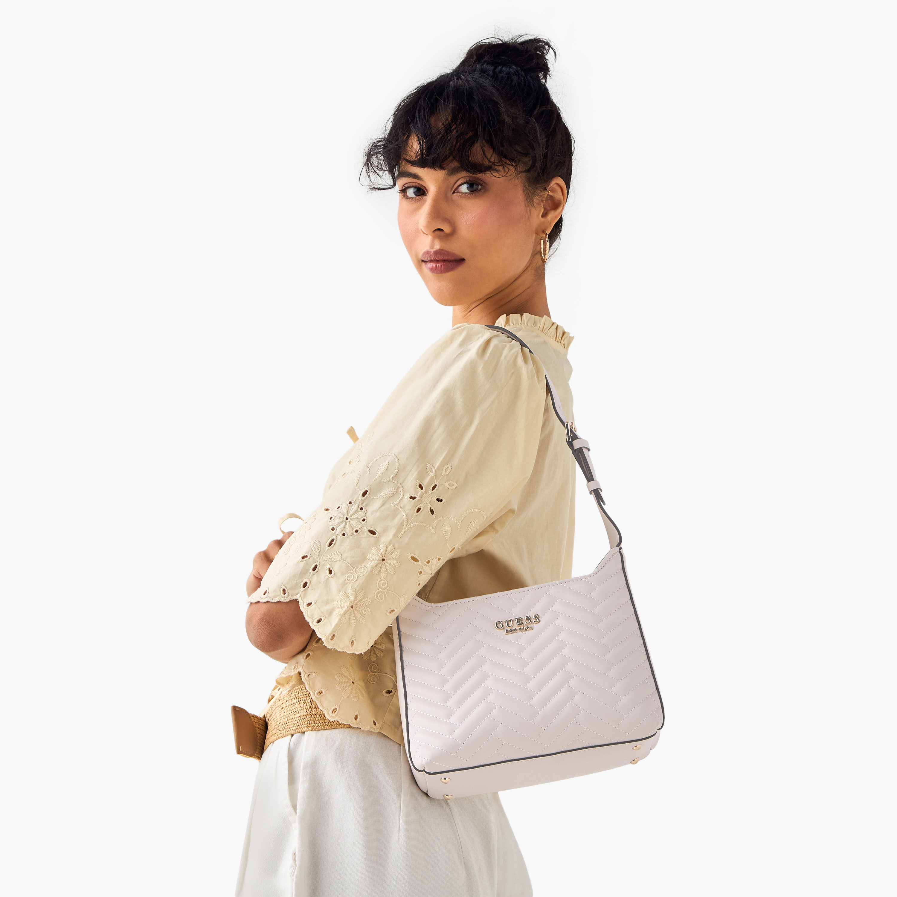شنطة كتف مبطنة بحزام قابل للتعديل وسحاب إغلاق أنينج من جيس-women-bagsandwallets-handbags-image-2