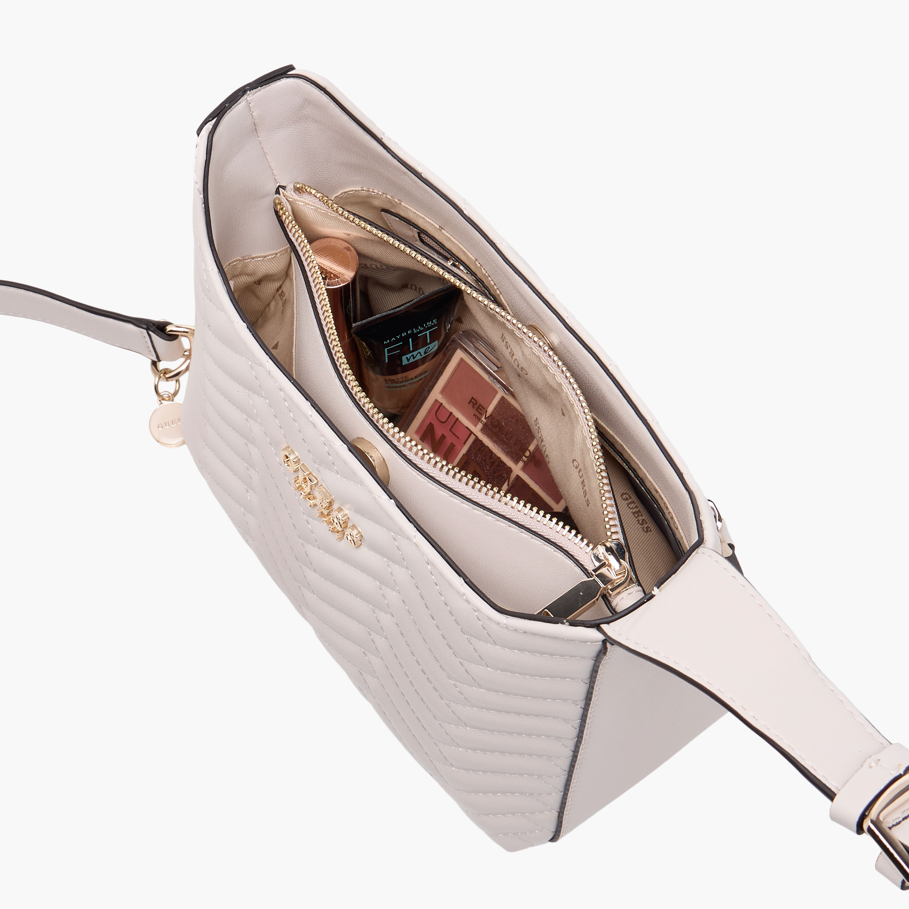 شنطة كتف مبطنة بحزام قابل للتعديل وسحاب إغلاق أنينج من جيس-women-bagsandwallets-handbags-image-9