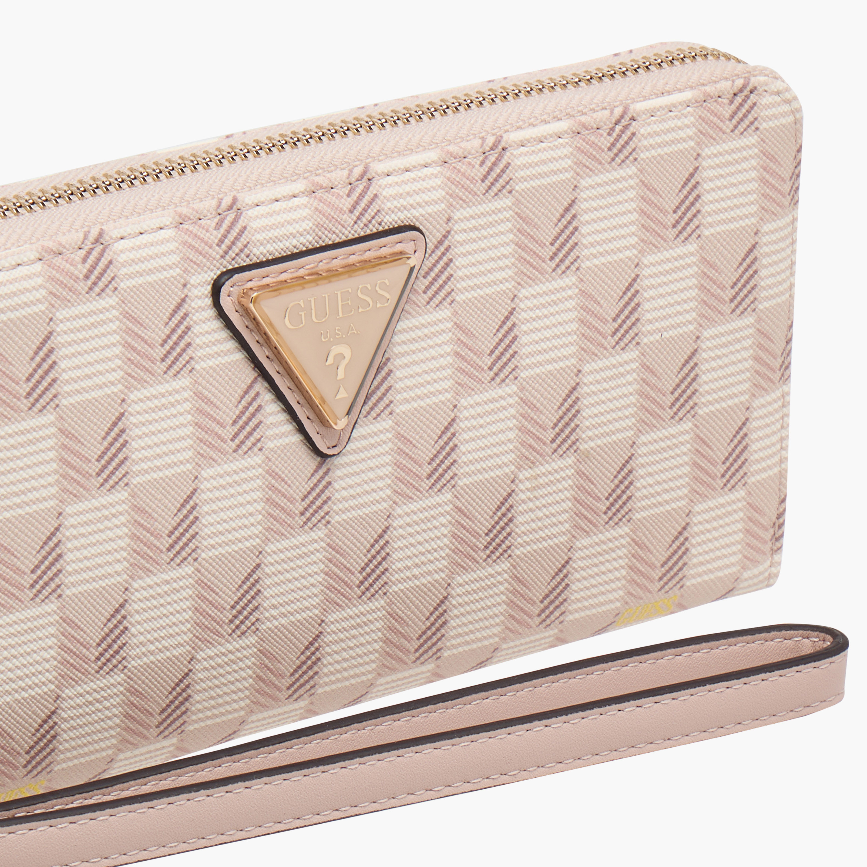 محفظة بطبعات موجه هندسية وسحاب دائري من جيس-women-bagsandwallets-wallets-image-3