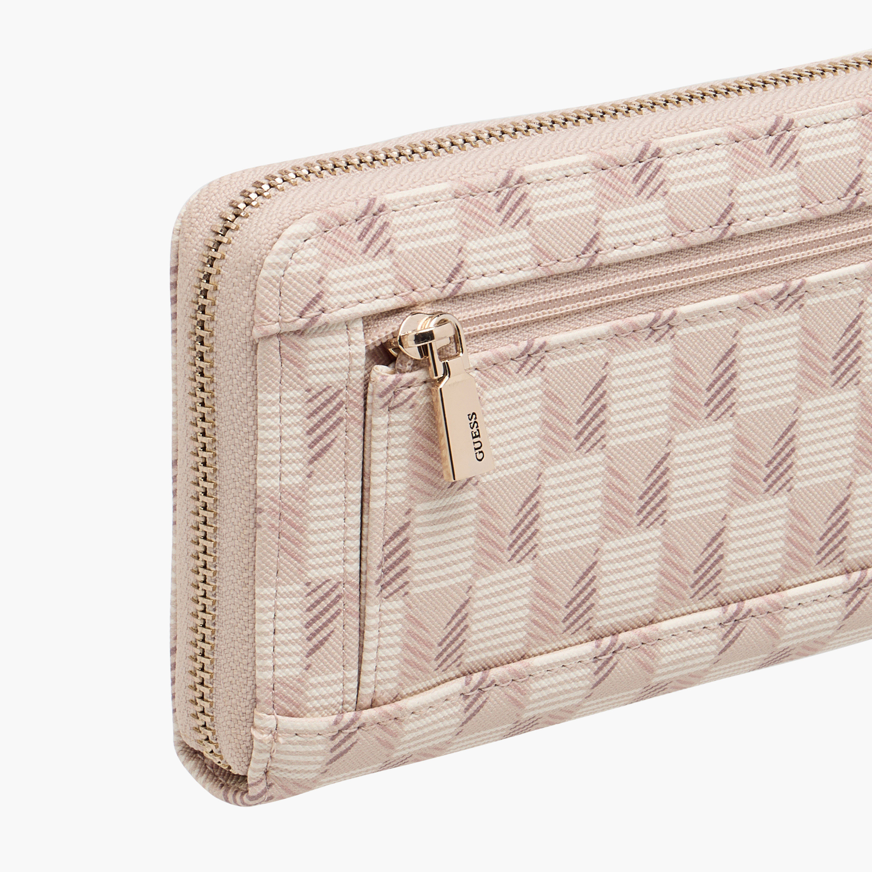محفظة بطبعات موجه هندسية وسحاب دائري من جيس-women-bagsandwallets-wallets-image-4