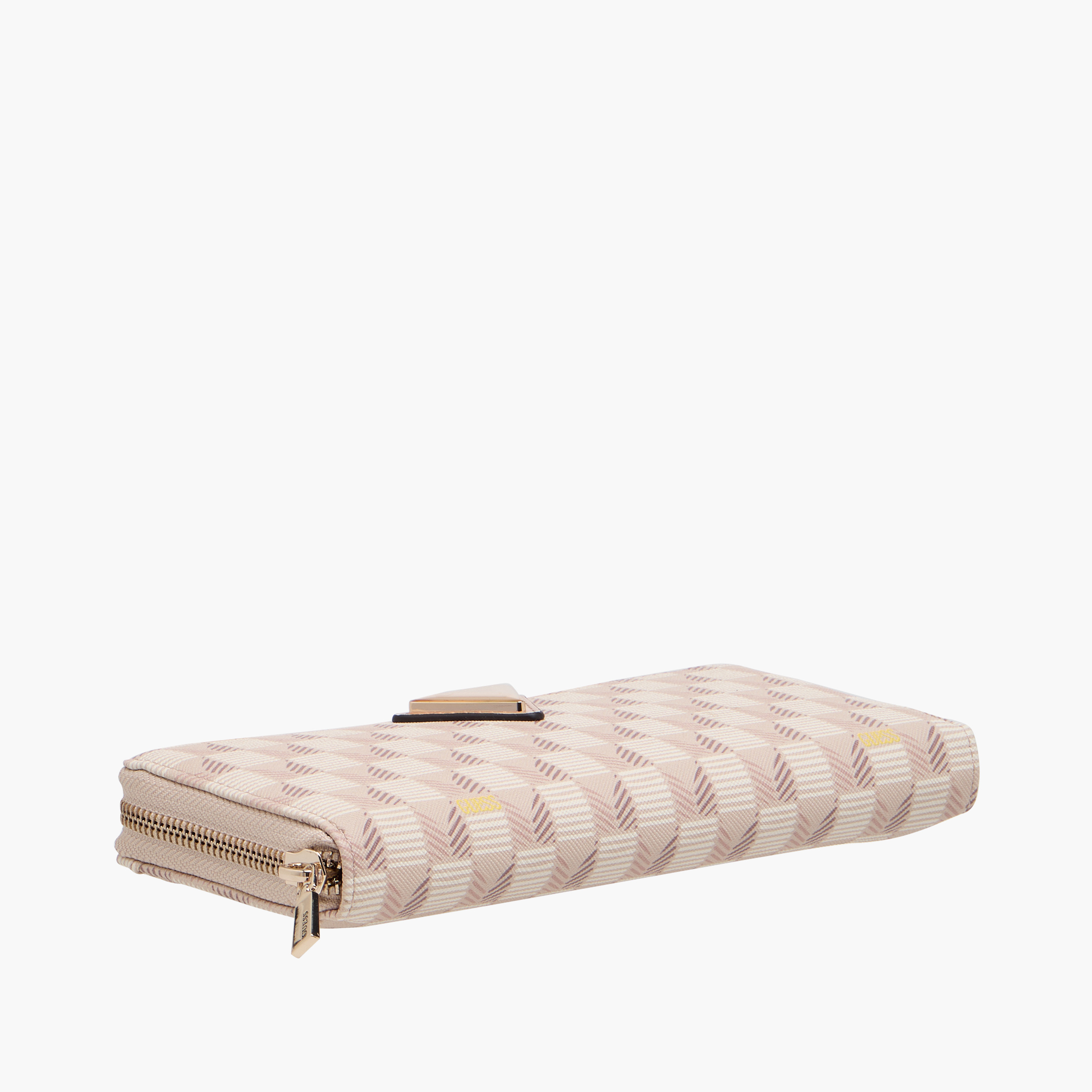 محفظة بطبعات موجه هندسية وسحاب دائري من جيس-women-bagsandwallets-wallets-image-5
